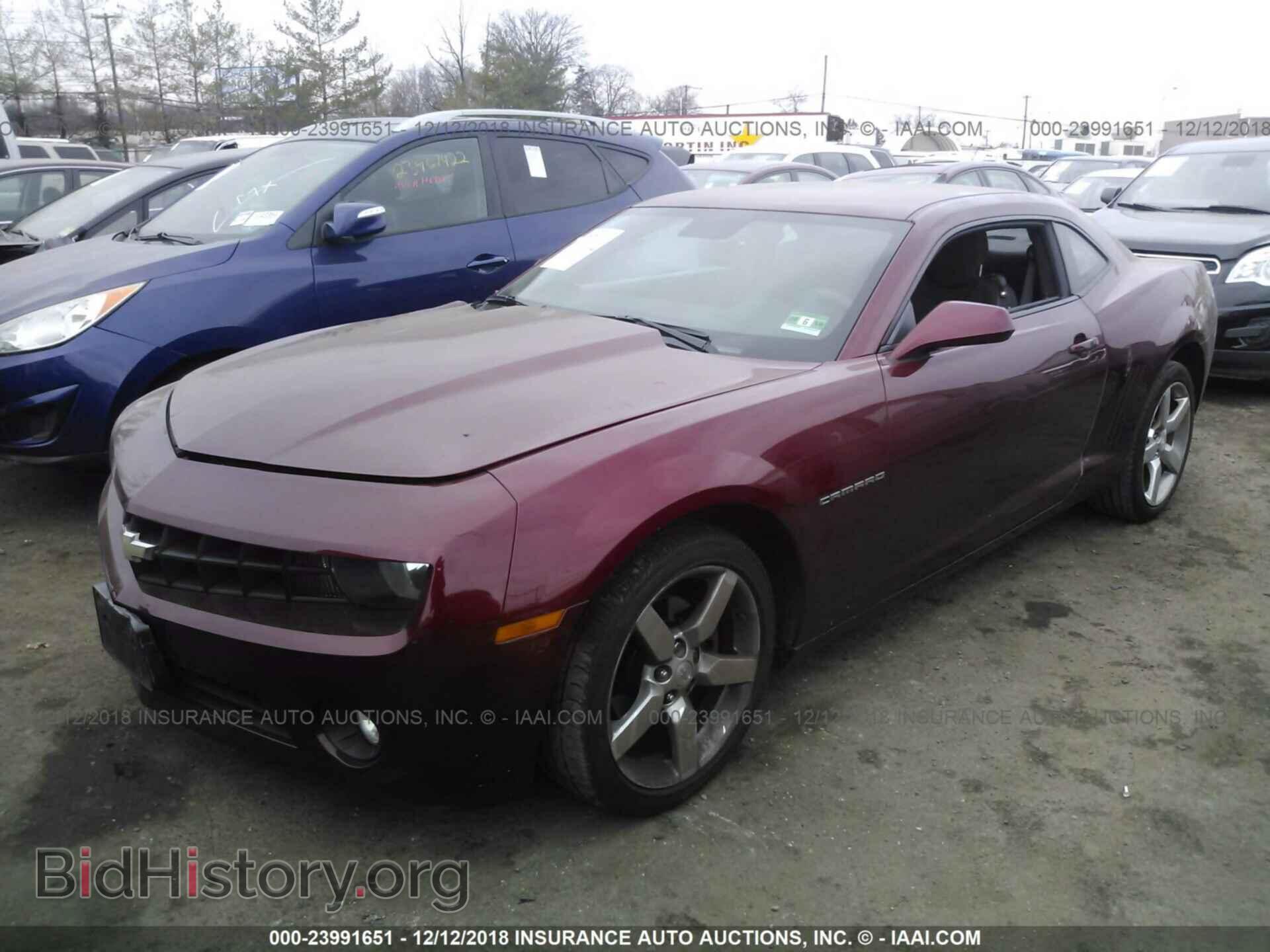 2011 CHEVROLET CAMARO - VIN: 2G1FB1ED0B9132439 - Фото 2