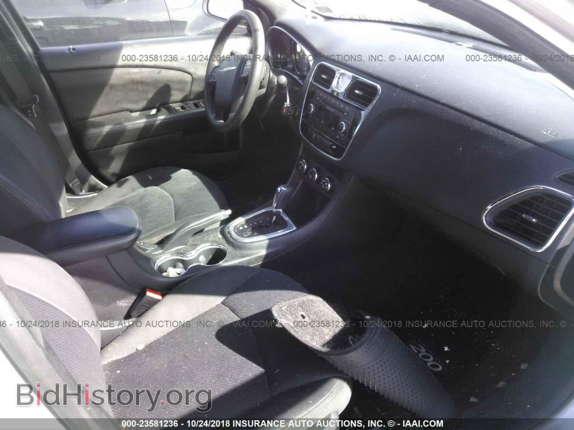 2013 CHRYSLER 200 - VIN: 1C3CCBAB3DN698665 - Фото 5