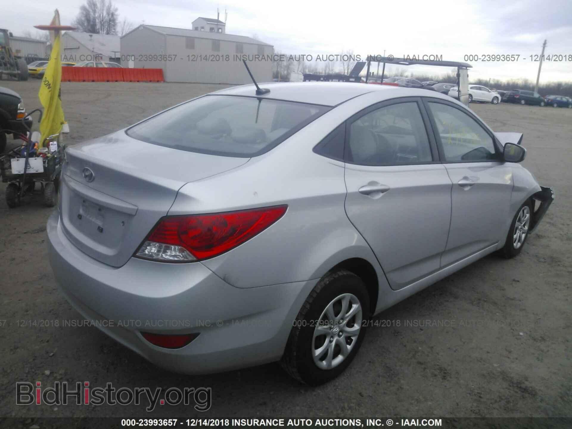 2014 HYUNDAI ACCENT - VIN: KMHCT4AE8EU695362 - Фото 4