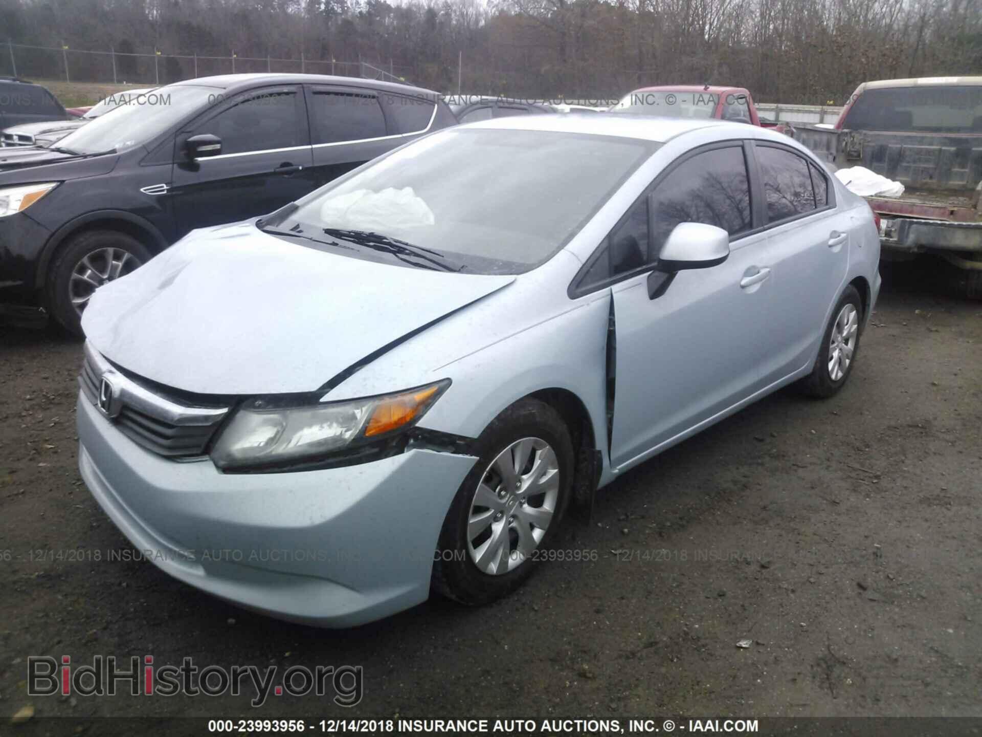 2012 HONDA CIVIC - VIN: 19XFB2F50CE077465 - Фото 2