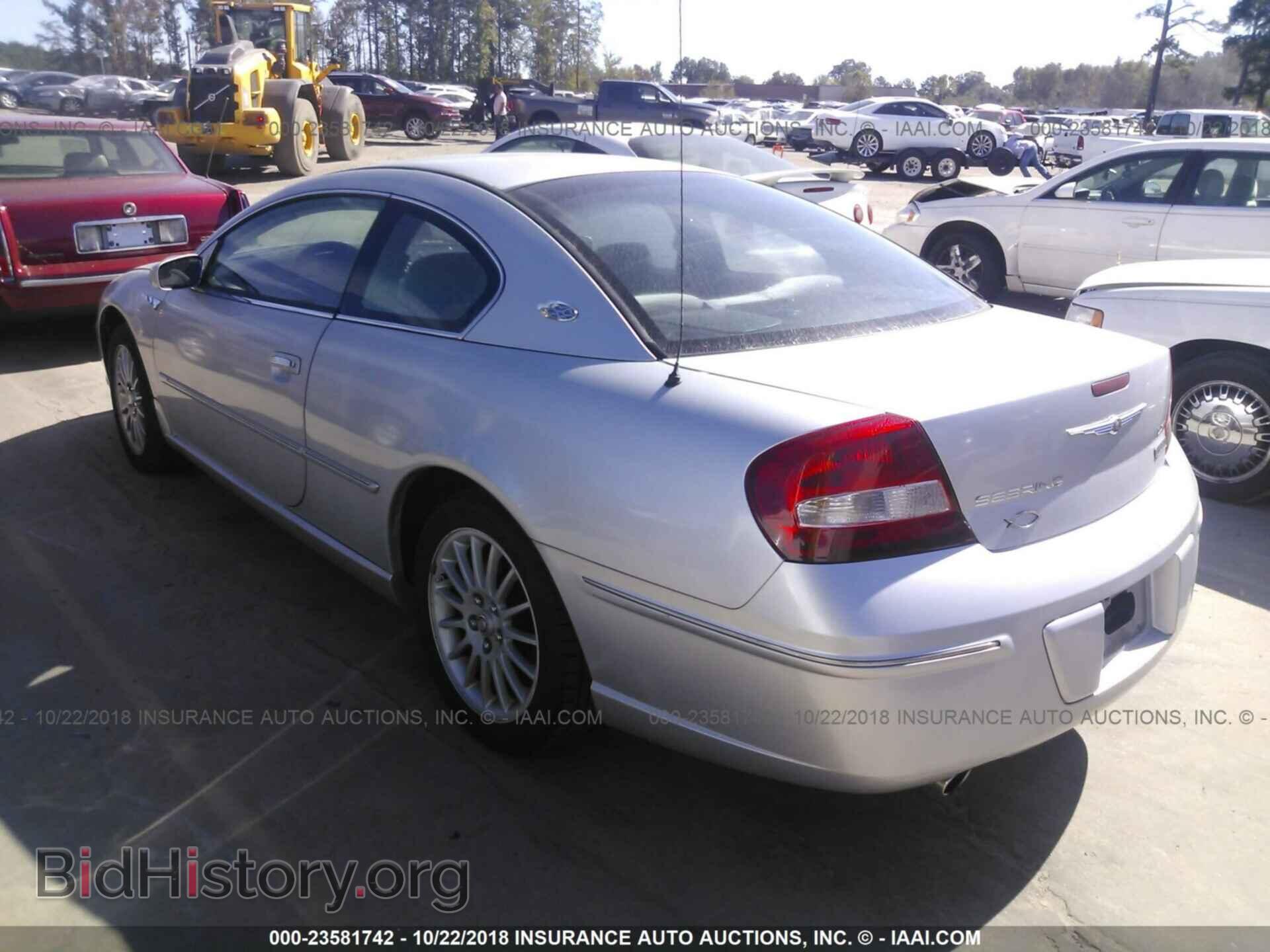2003 CHRYSLER SEBRING - VIN: 4C3AG52H43E119986 - Photo 3