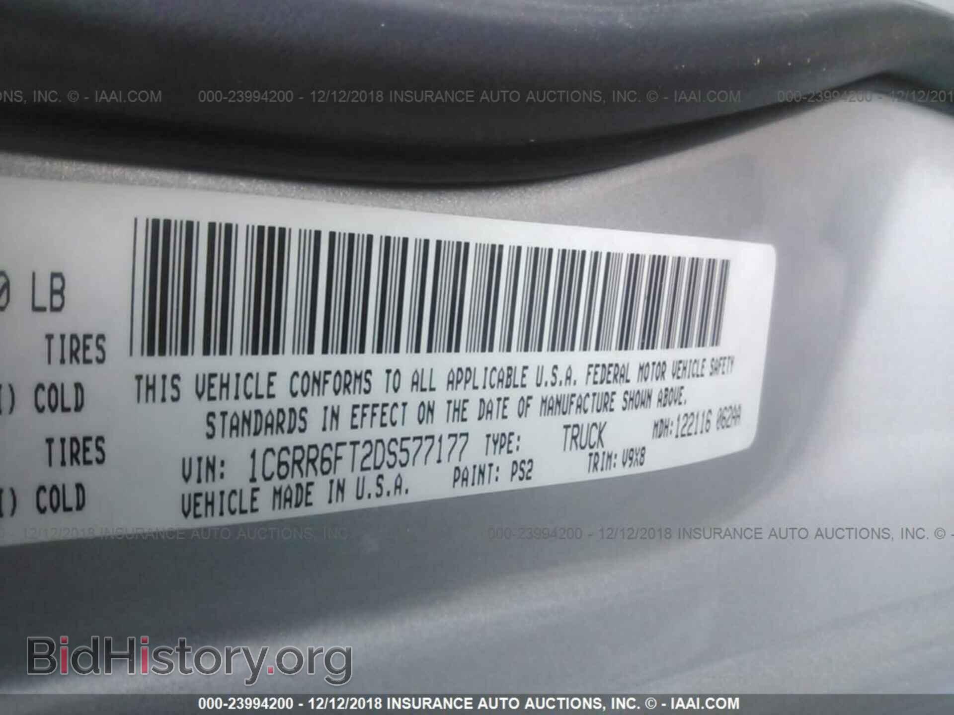 2013 RAM 1500 - VIN: 1C6RR6FT2DS577177 - Photo 9