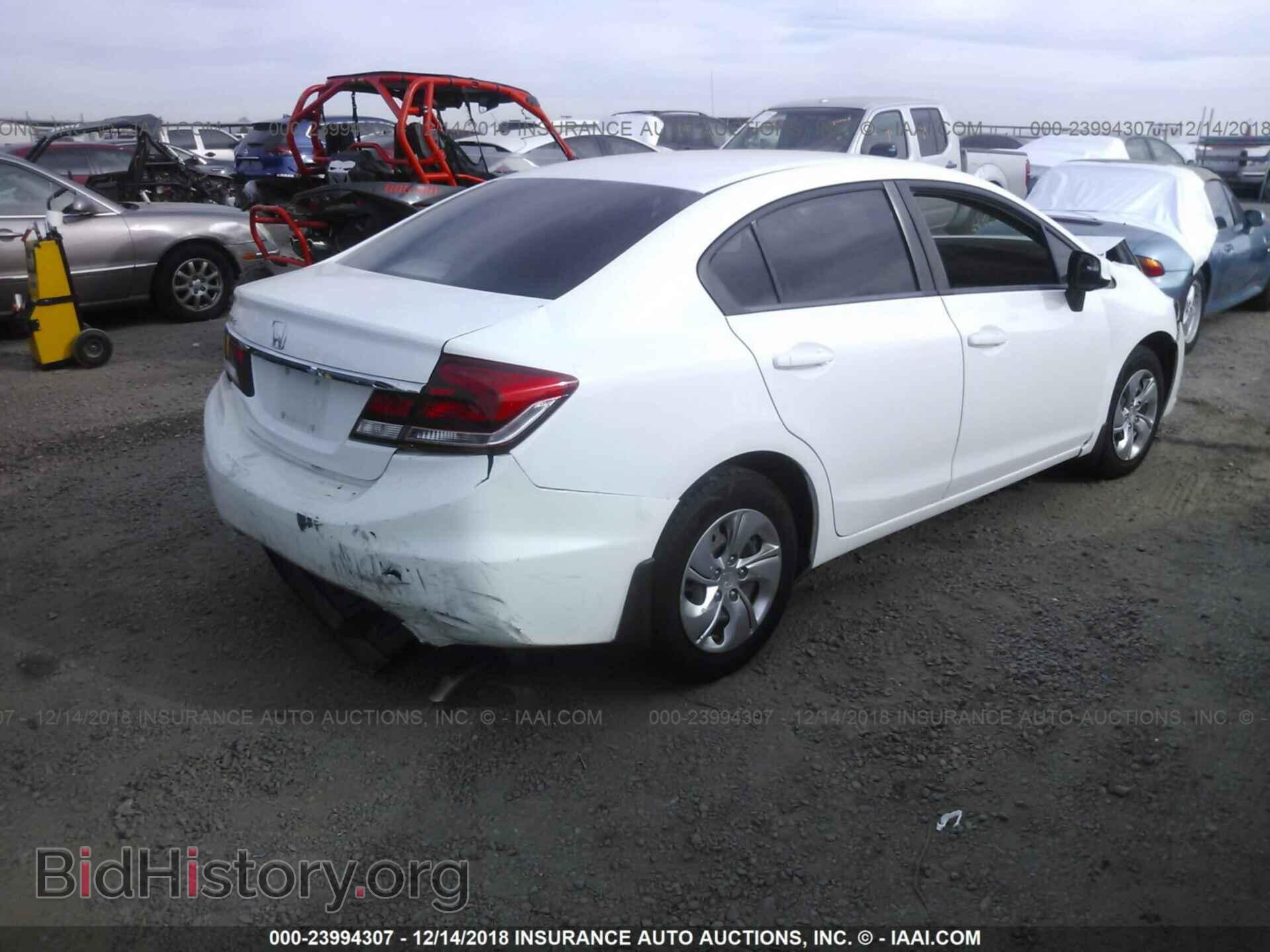 2013 HONDA CIVIC - VIN: 19XFB2F51DE029121 - Фото 4