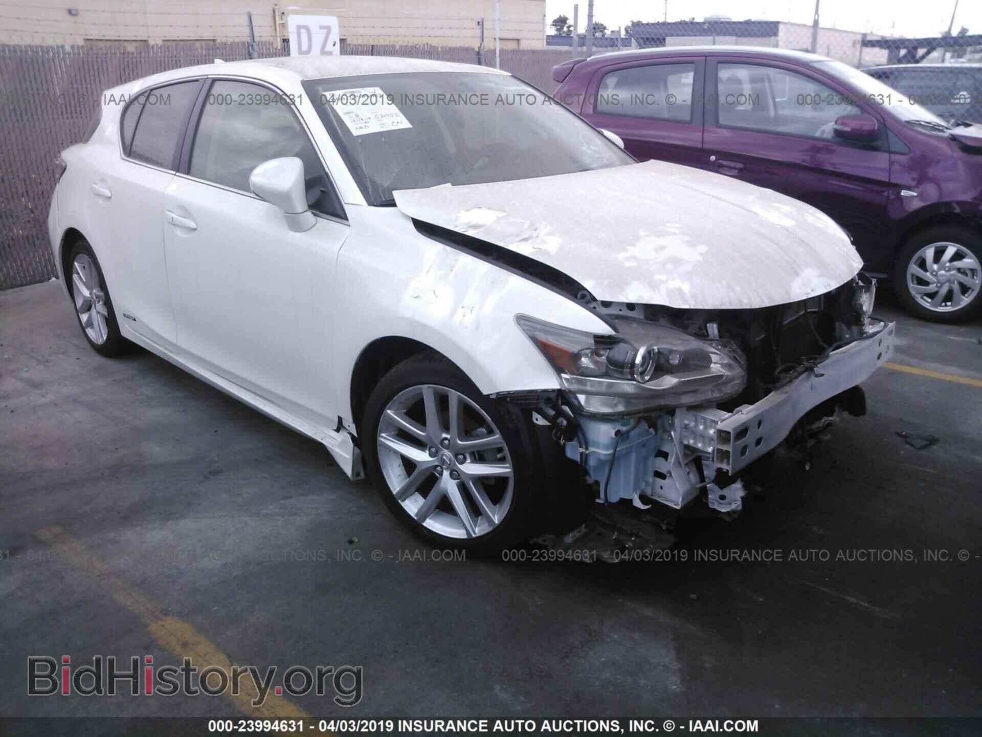 Фотография JTHKD5BH8G2257255 - LEXUS CT 2016