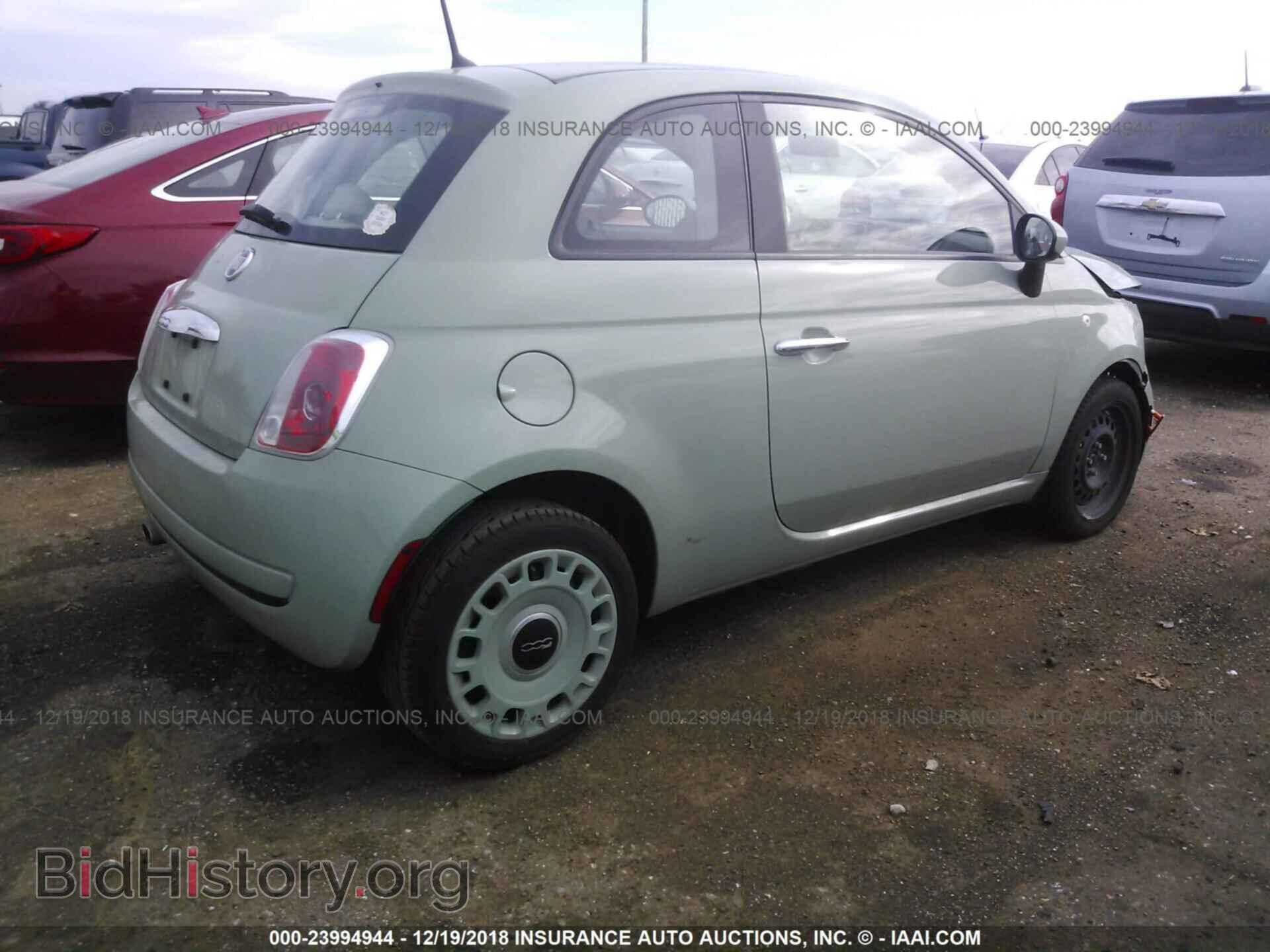 2013 FIAT 500 - VIN: 3C3CFFAR9DT515863 - Фото 4