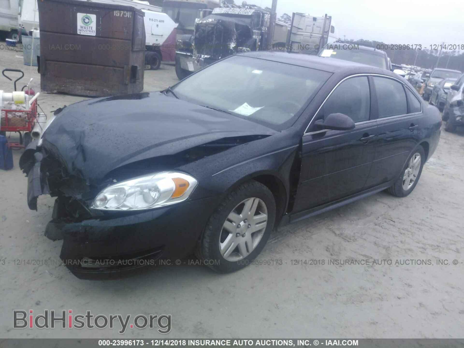 2012 CHEVROLET IMPALA - VIN: 2G1WG5E38C1299504 - Фото 2
