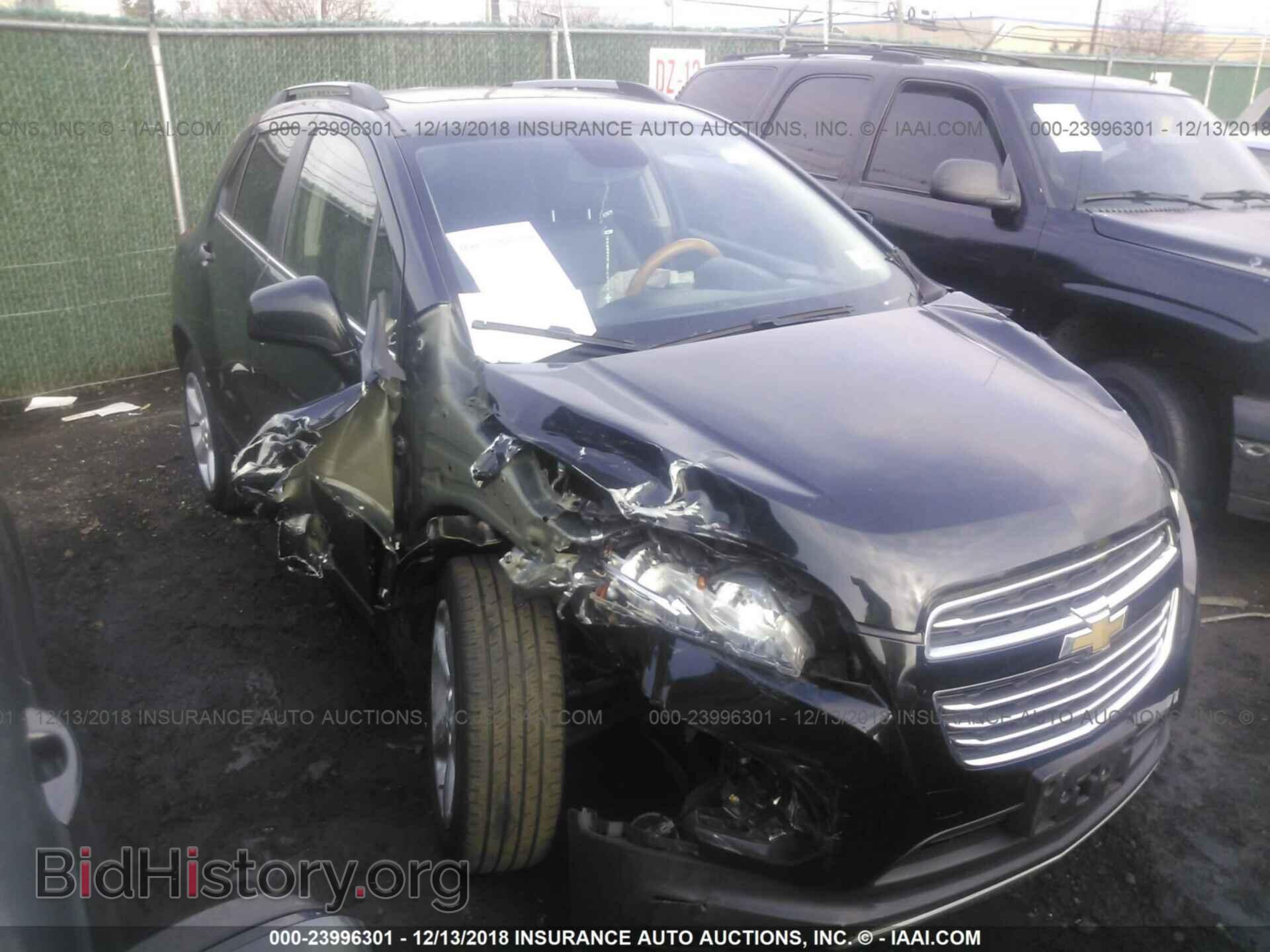 Фотография 3GNCJNSBXFL172917 - CHEVROLET TRAX 2015