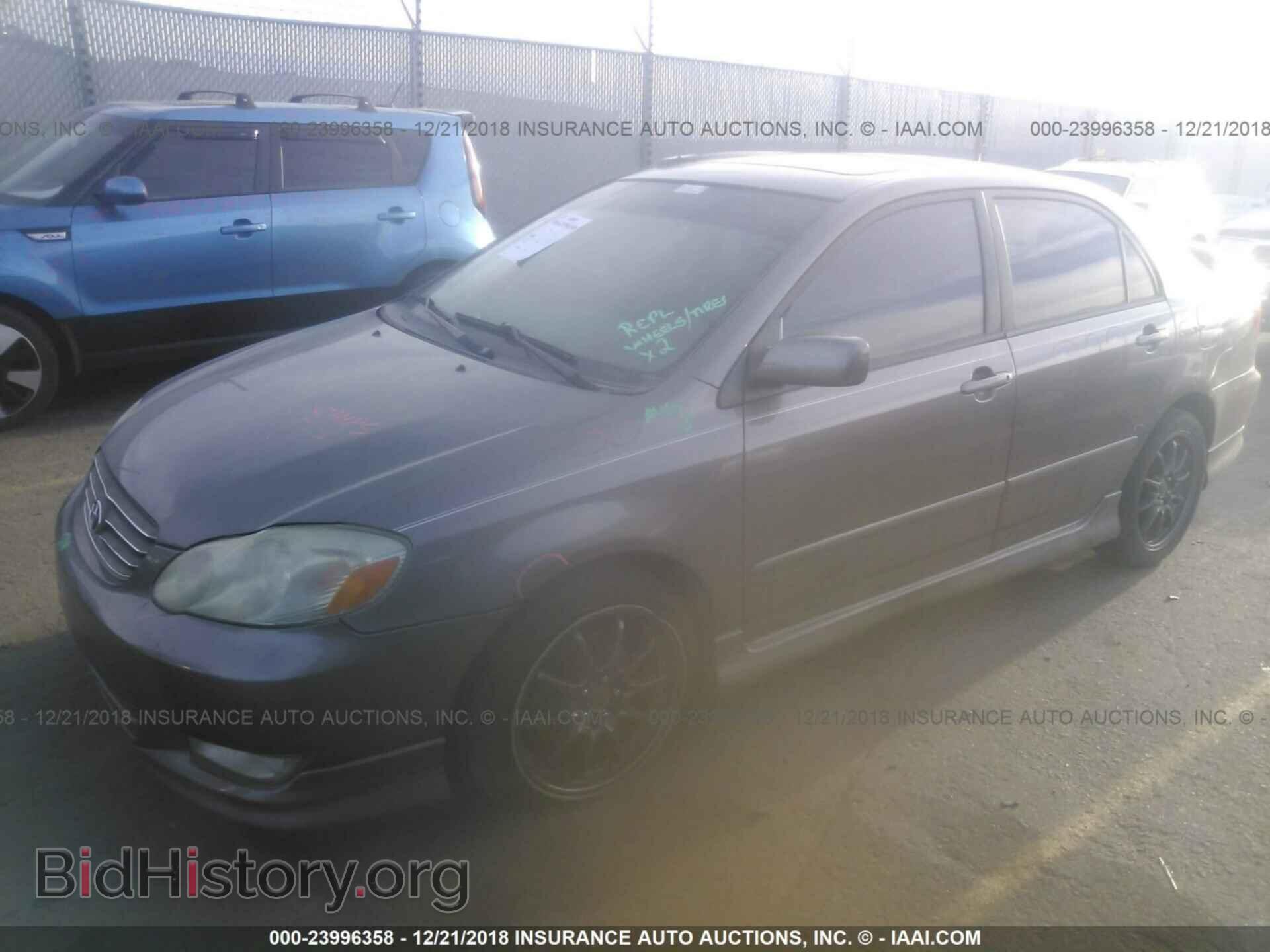 2003 TOYOTA COROLLA - VIN: 2T1BR32E83C112189 - Photo 2