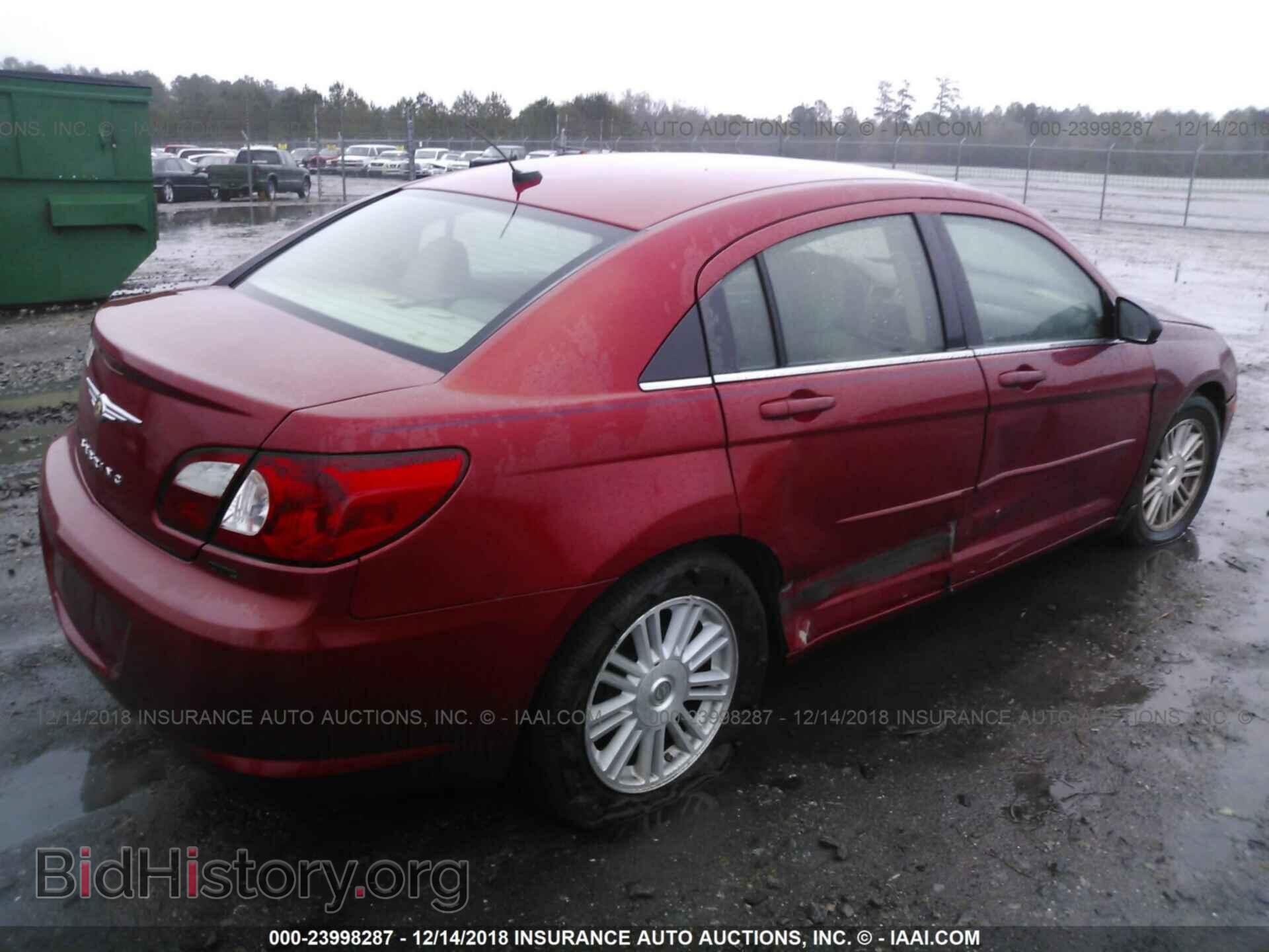 2007 CHRYSLER SEBRING - VIN: 1C3LC56K07N507802 - Фото 4