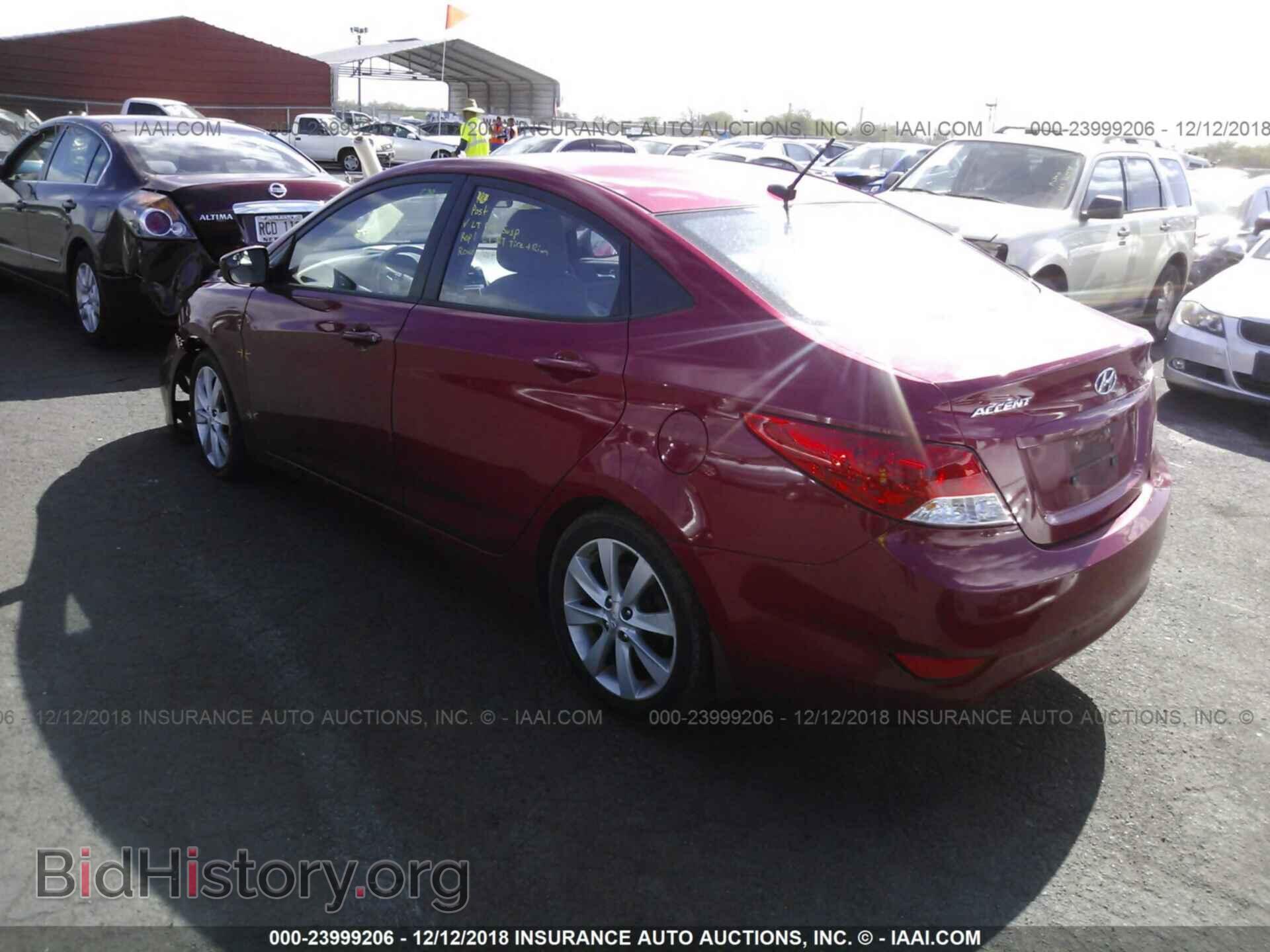 2014 HYUNDAI ACCENT - VIN: KMHCU4AE6EU765471 - Фото 3