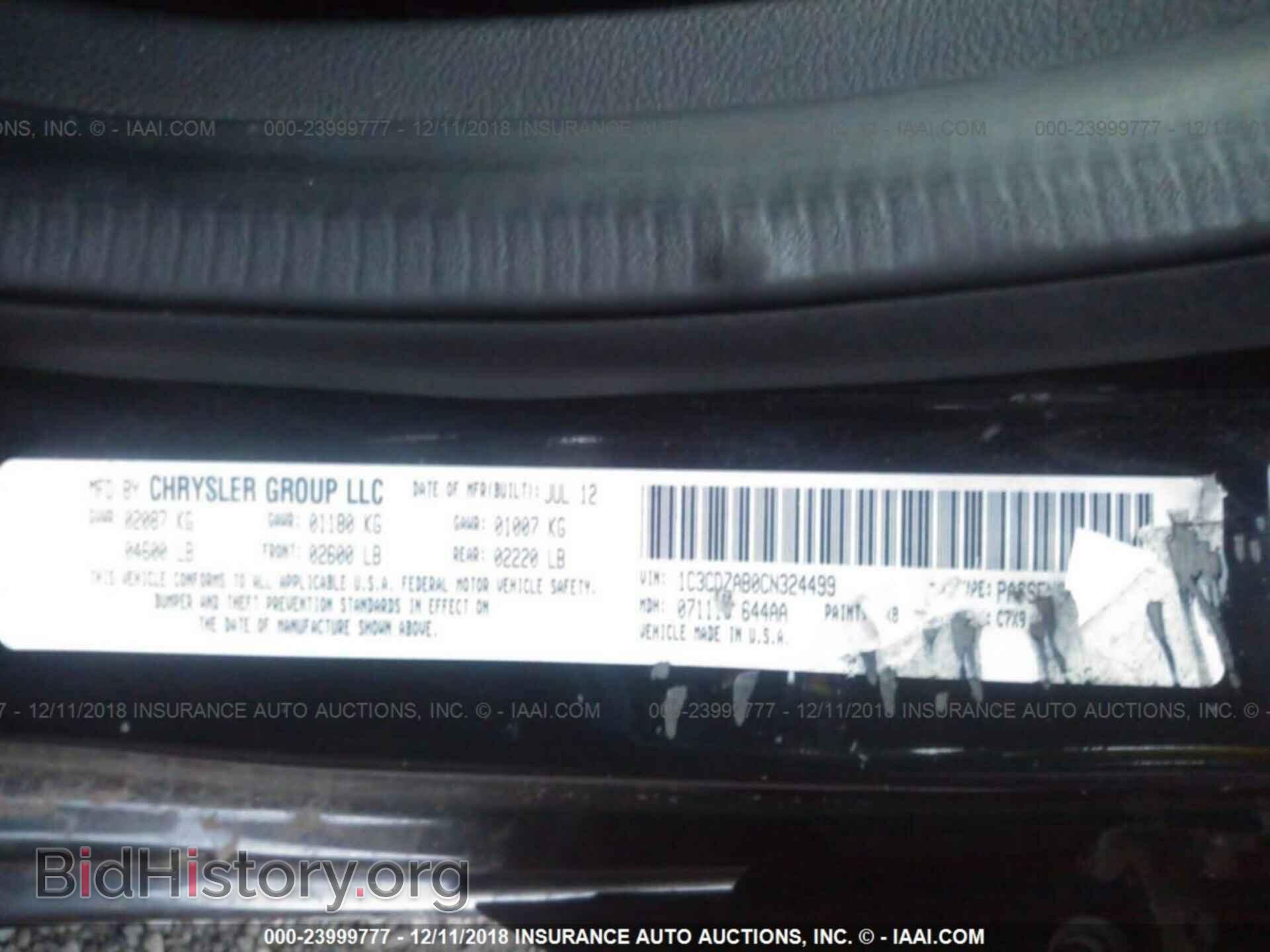 2012 Dodge Avenger - VIN: 1C3CDZAB0CN324499 - Photo 9