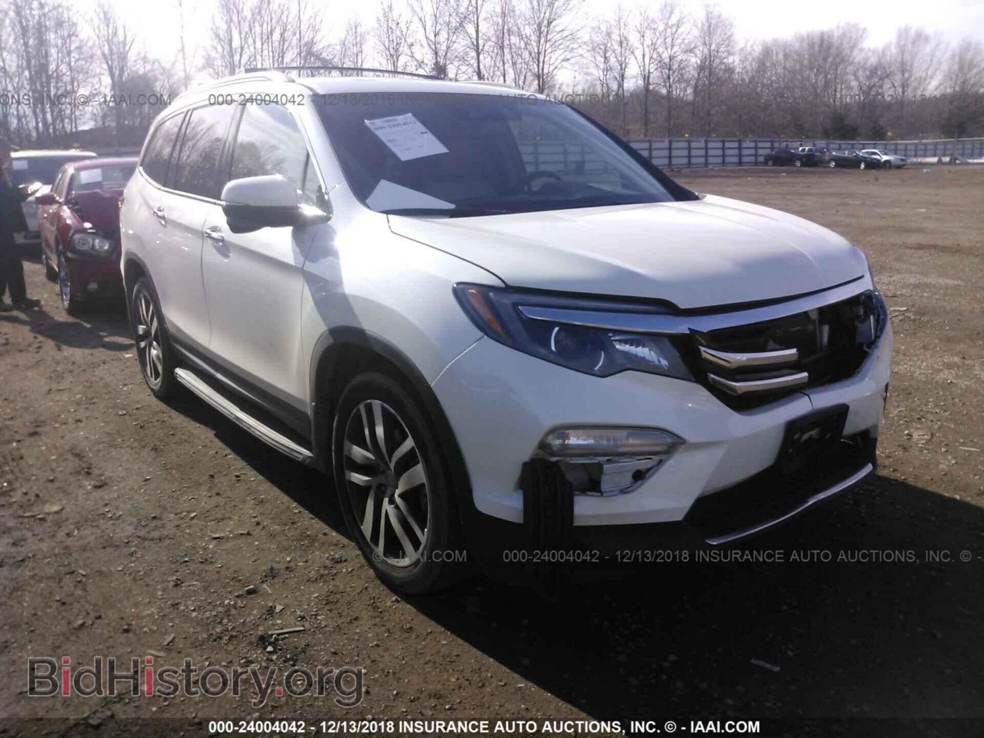 Фотография 5FNYF6H92GB042320 - HONDA PILOT 2016