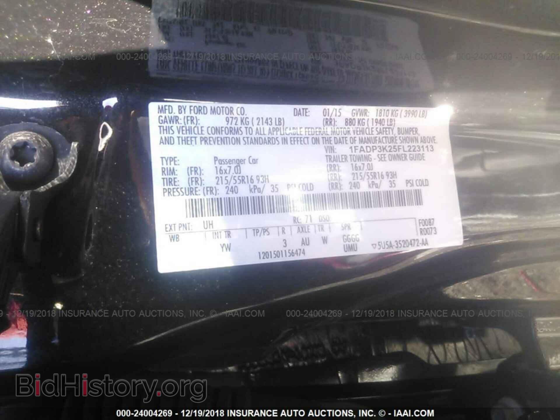 2015 FORD FOCUS - VIN: 1FADP3K25FL223113 - Photo 9