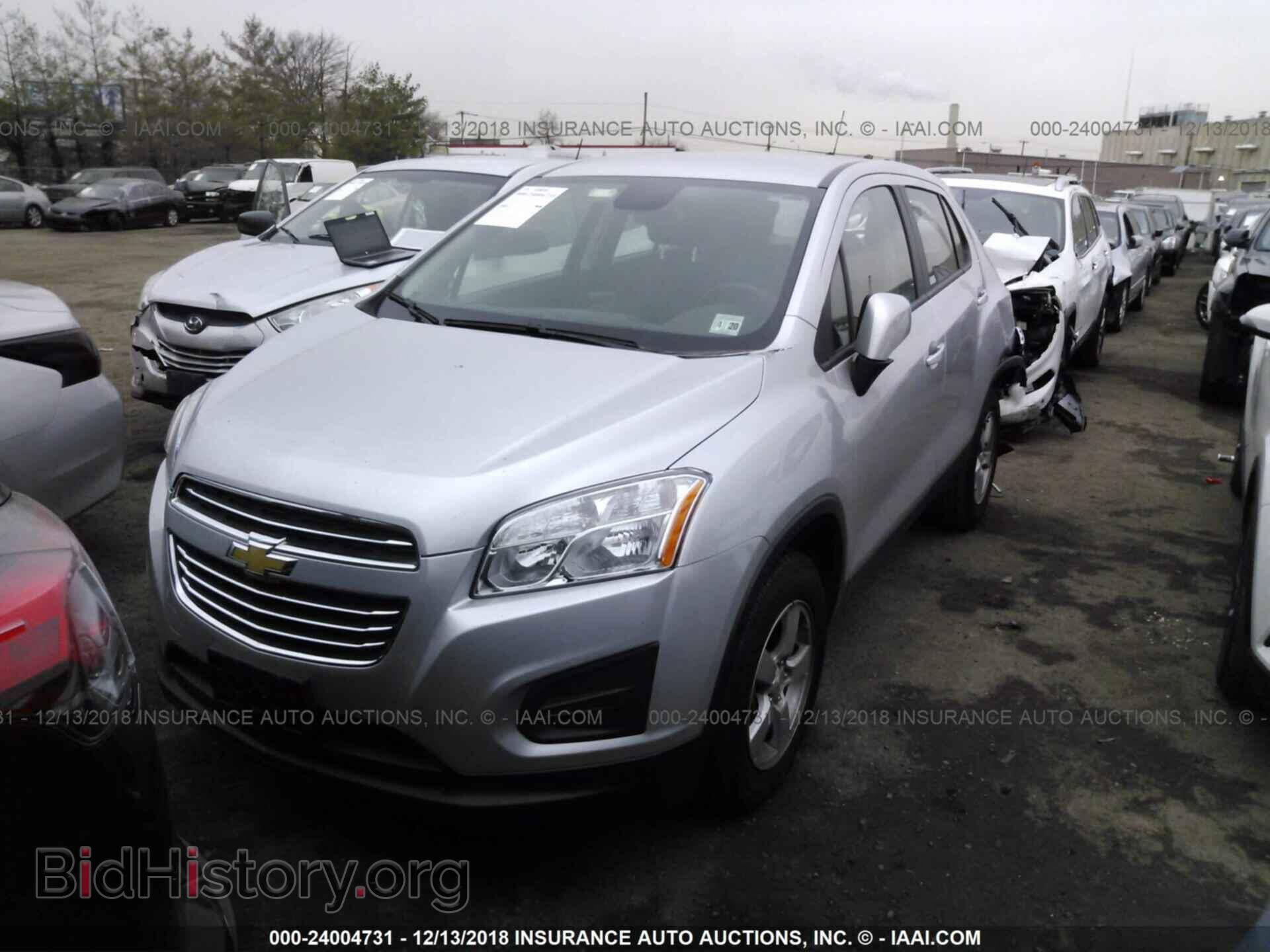 2016 CHEVROLET TRAX - VIN: KL7CJNSB9GB623862 - Фото 2
