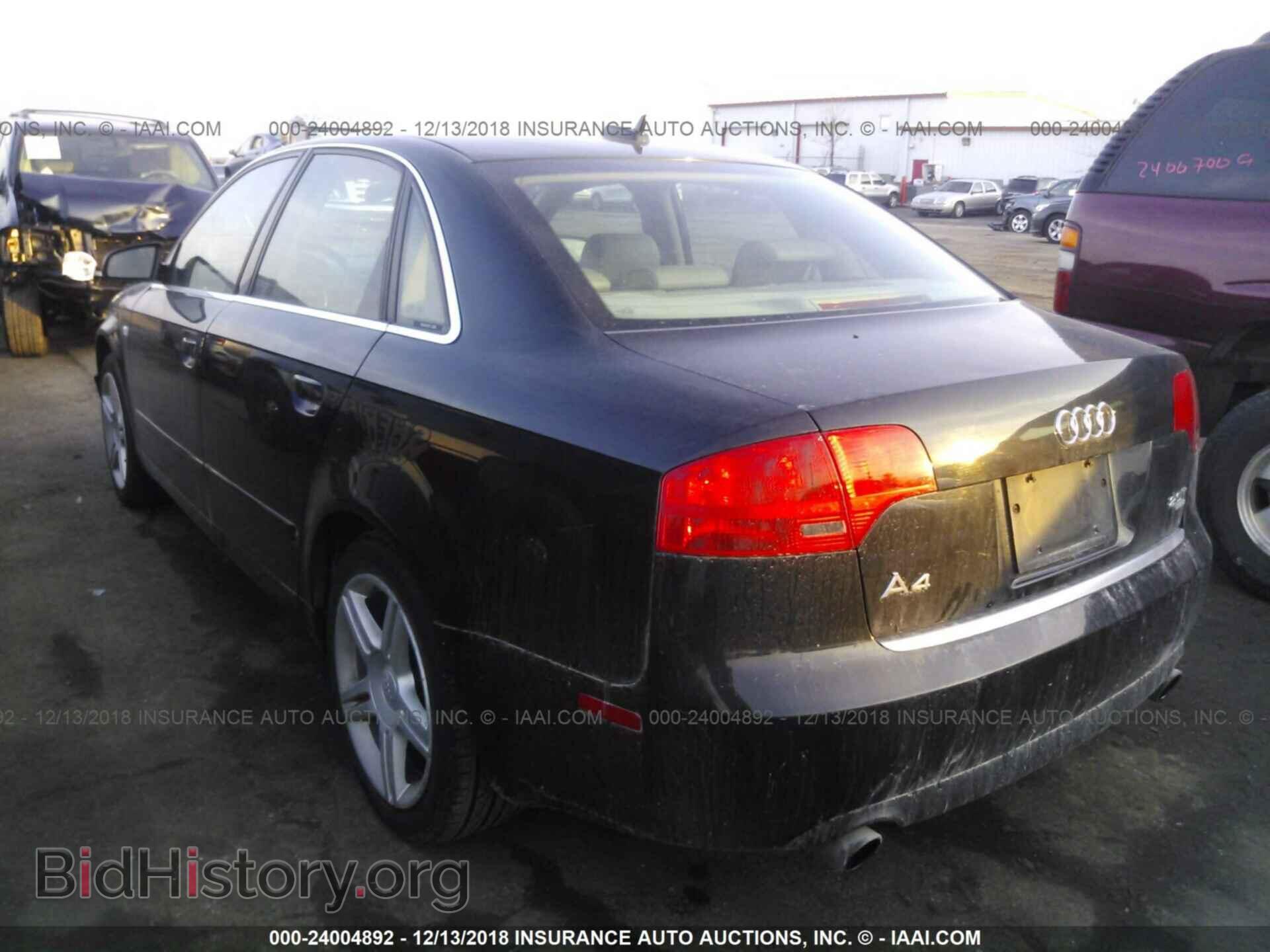 2006 AUDI A4 - VIN: WAUDF78E26A044221 - Фото 3