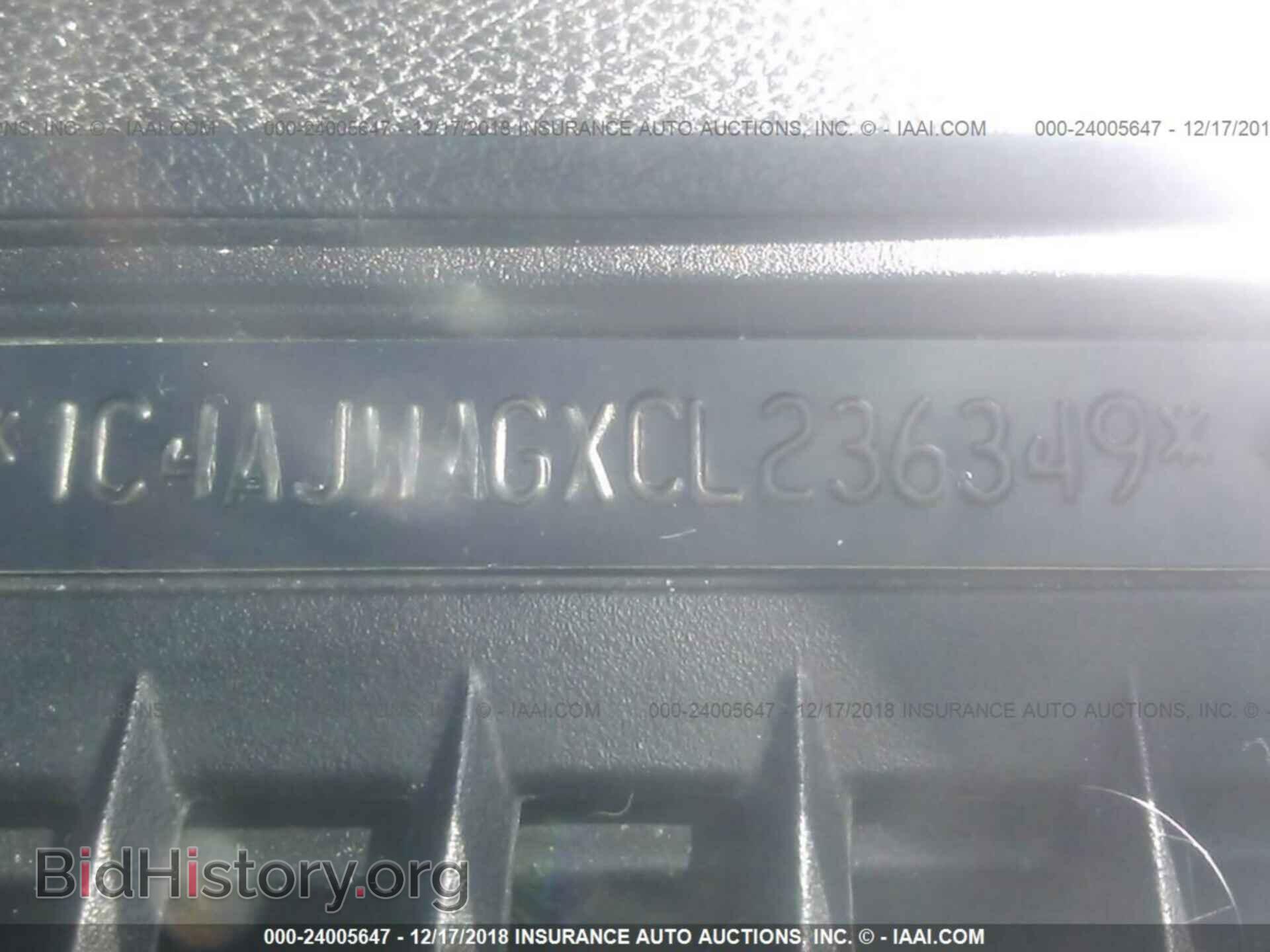 2012 JEEP WRANGLER - VIN: 1C4AJWAGXCL236349 - Фото 9