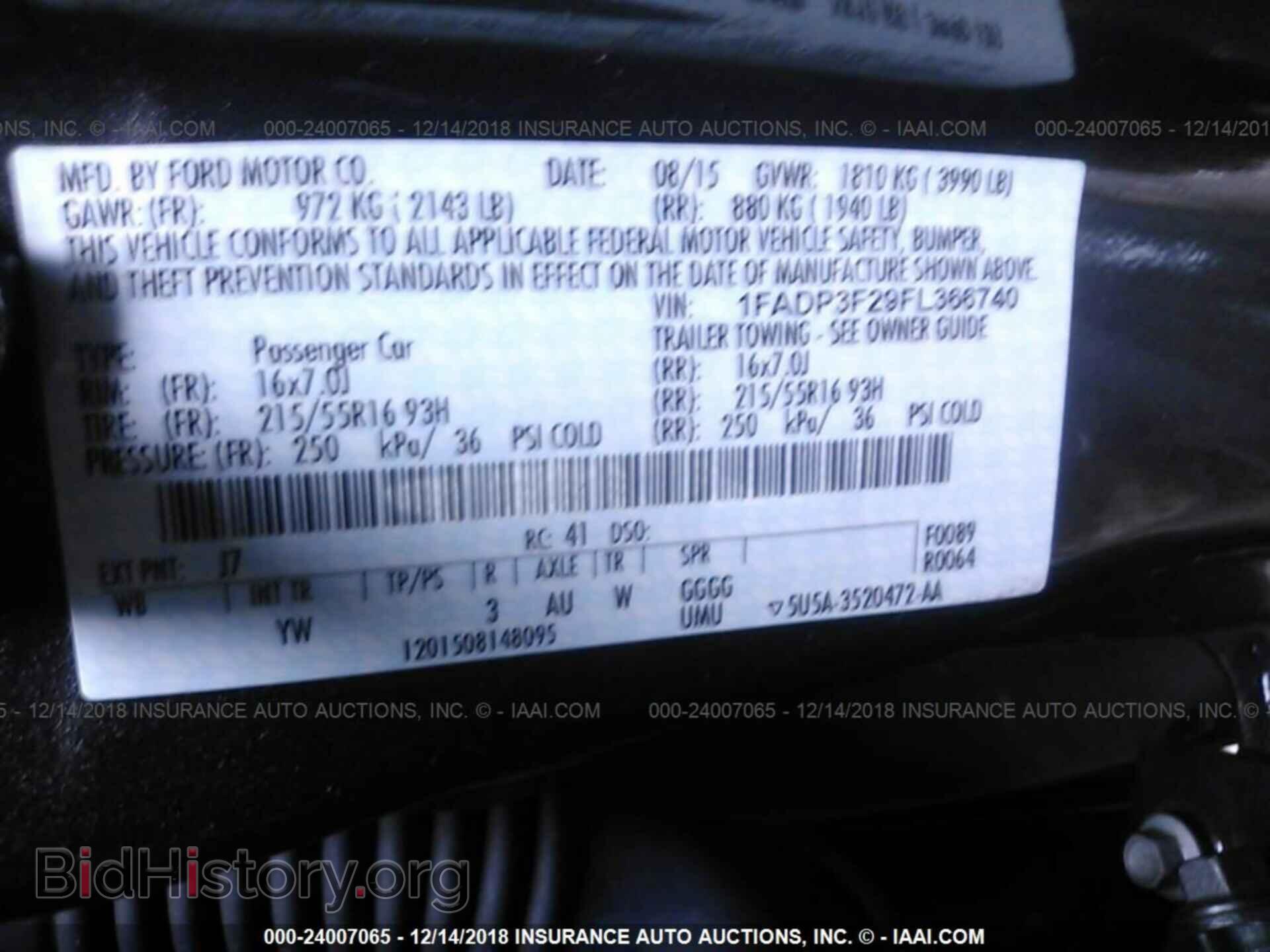 2015 FORD FOCUS - VIN: 1FADP3F29FL366740 - Photo 9
