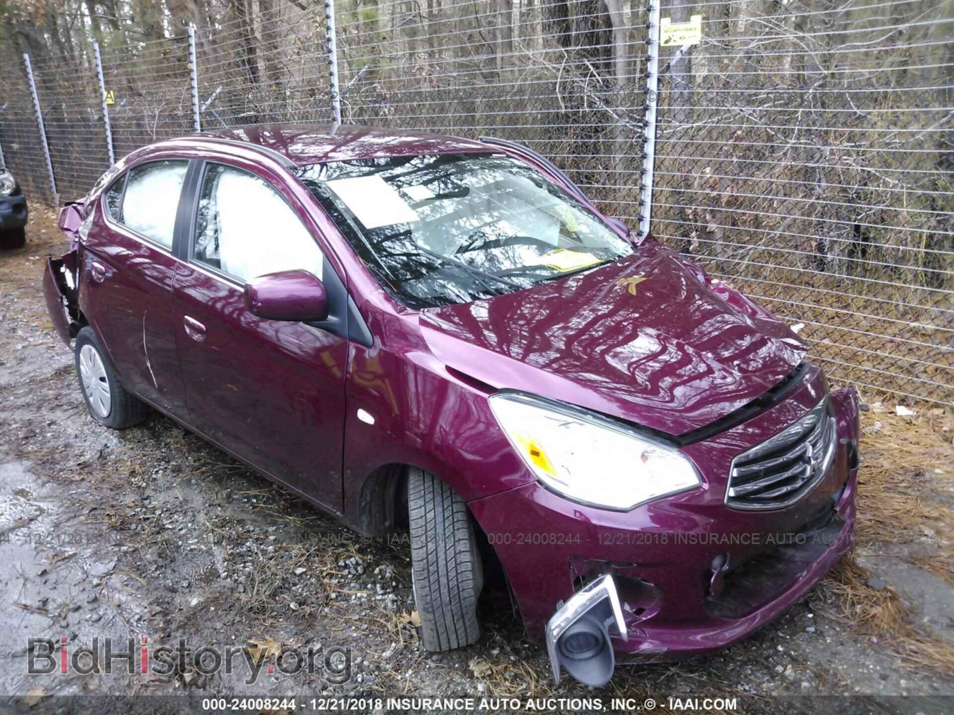 Photo ML32F3FJ1HHF17576 - MITSUBISHI MIRAGE 2017