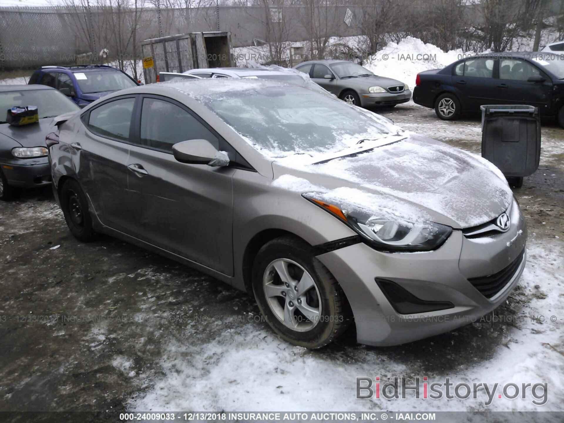 Photo 5NPDH4AEXEH466315 - HYUNDAI ELANTRA 2014