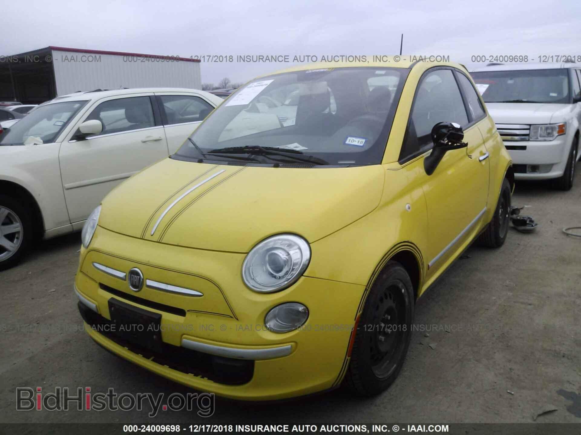2012 FIAT 500 - VIN: 3C3CFFAR5CT288024 - Фото 2