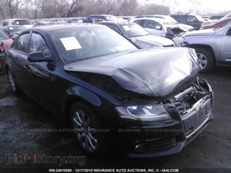 2012 Audi A4 (VIN WAUAFAFL3CA117464) — фото 1 из 10, IAAI, повреждение: передняя часть