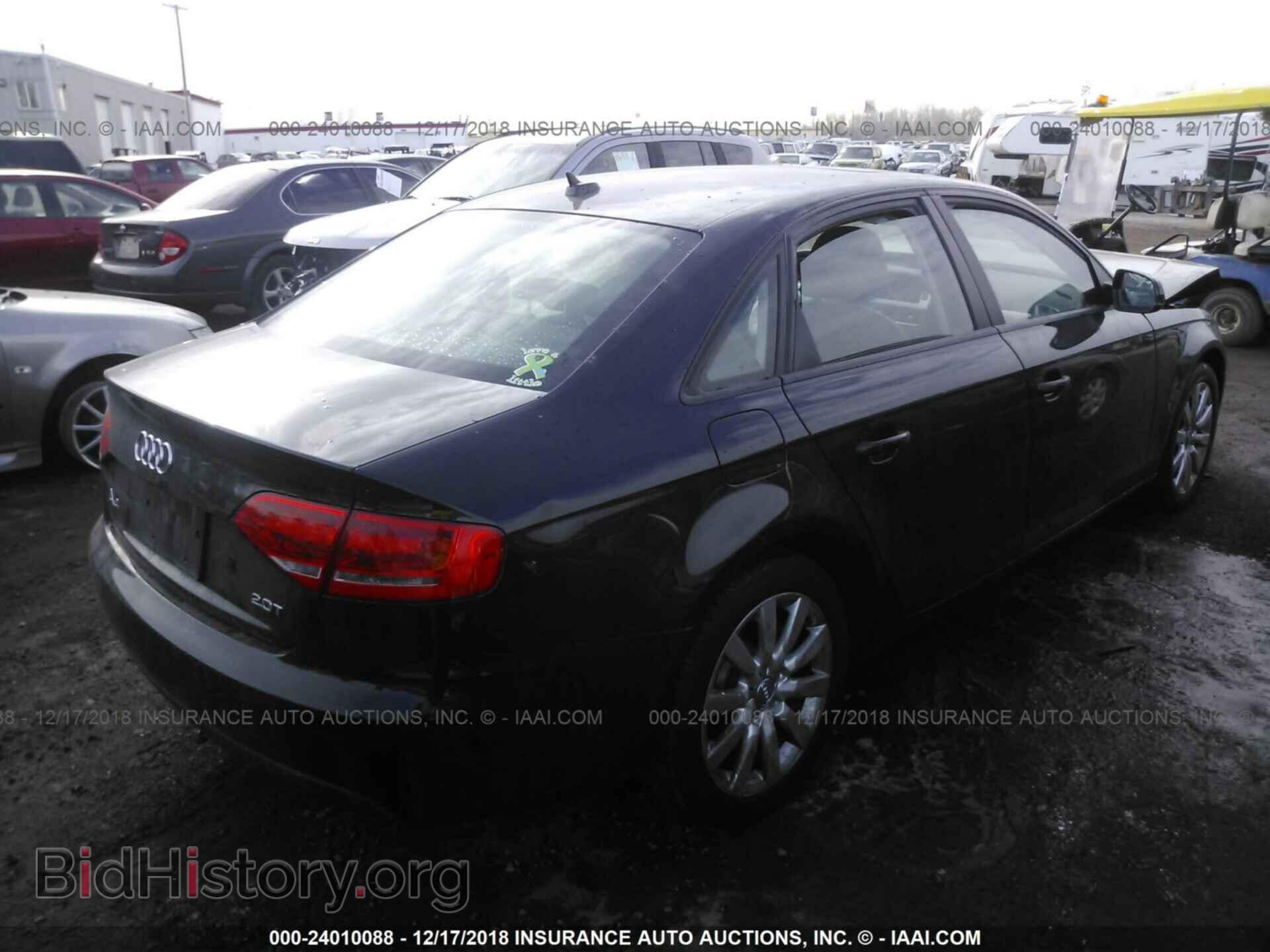 2012 AUDI A4 - VIN: WAUAFAFL3CA117464 - Photo 4