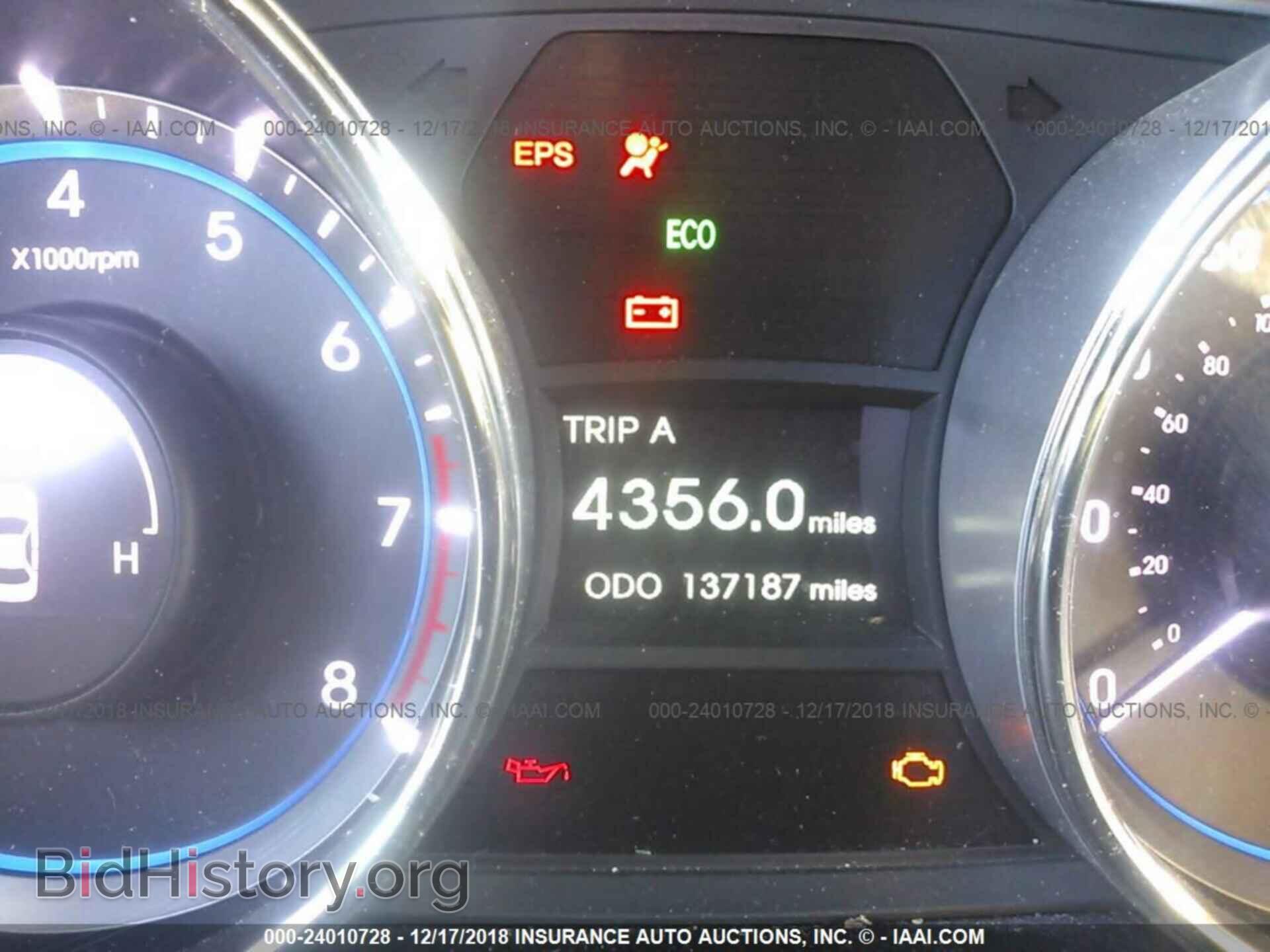 2012 HYUNDAI SONATA - VIN: 5NPEB4AC9CH334616 - Фото 7