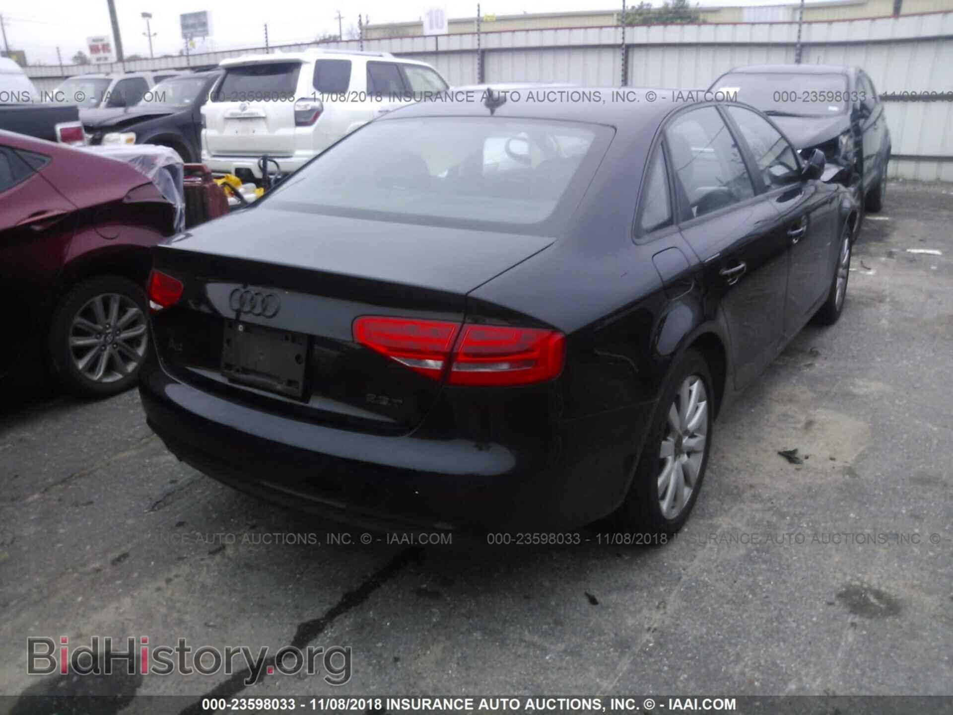 2013 AUDI A4 - VIN: WAUAFAFL6DA166210 - Photo 4