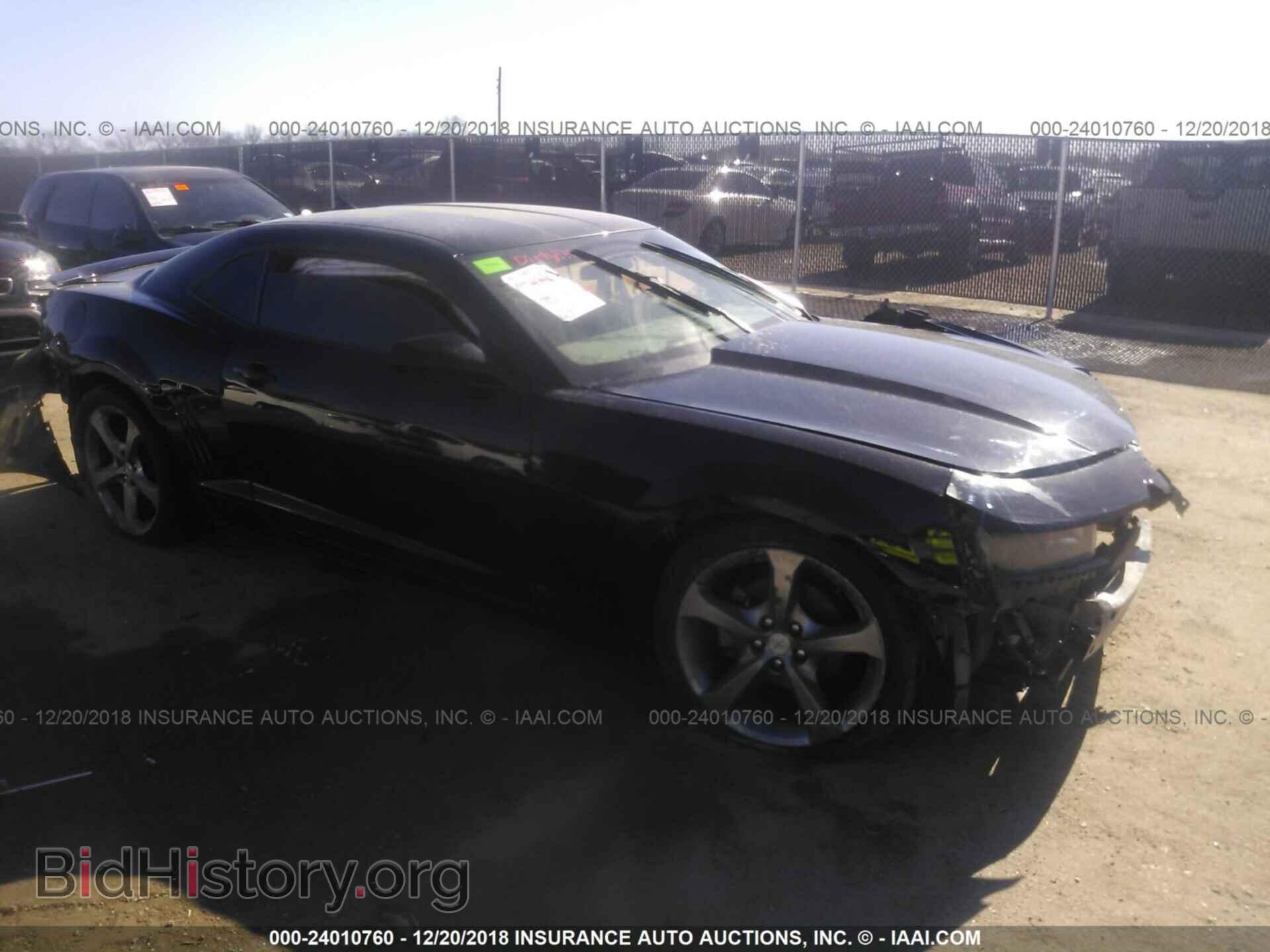 Photo 2G1FB1E33E9242350 - CHEVROLET CAMARO 2014