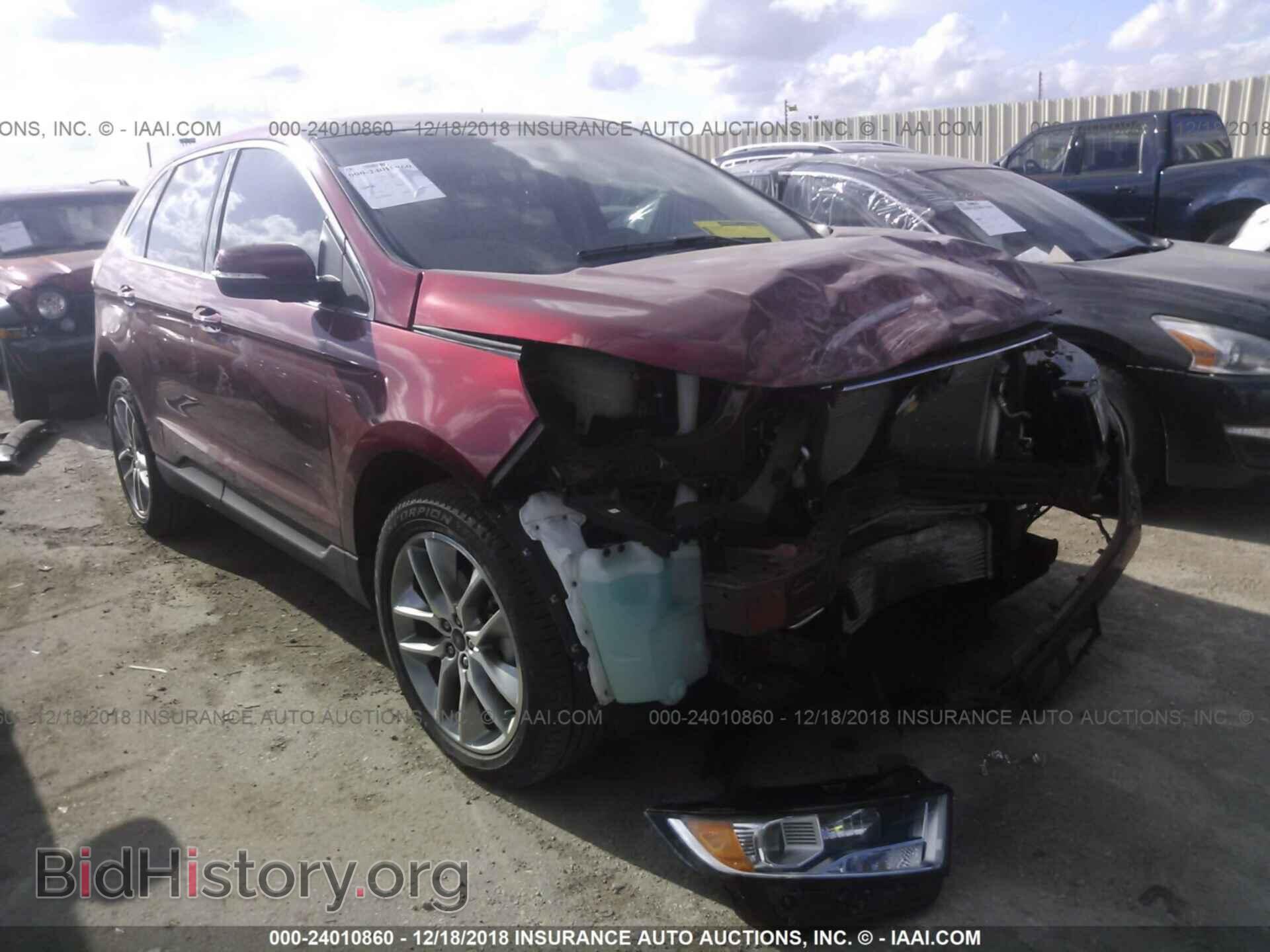 Фотография 2FMPK3K98JBC00531 - FORD EDGE 2018