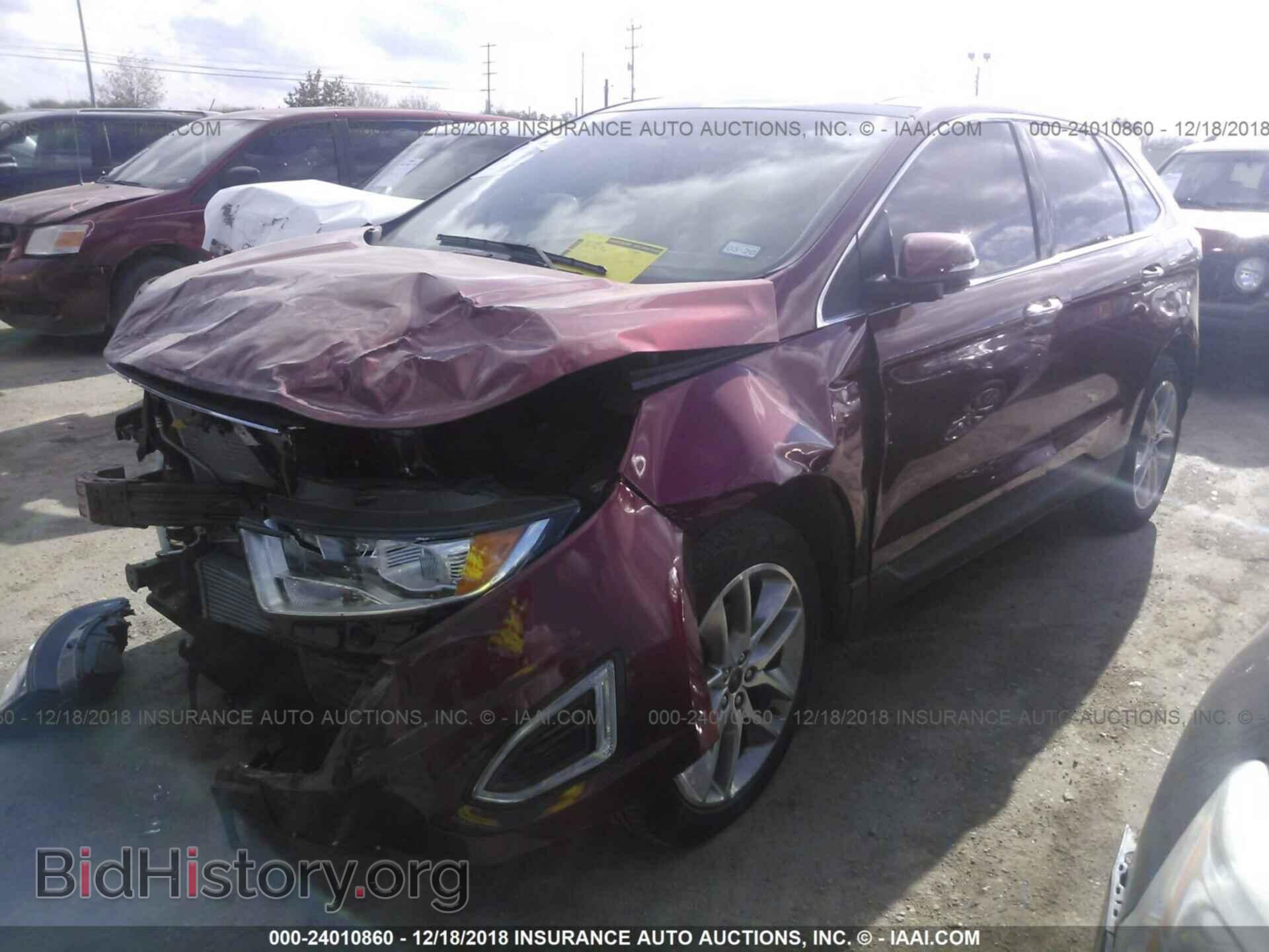 2018 FORD EDGE - VIN: 2FMPK3K98JBC00531 - Фото 2