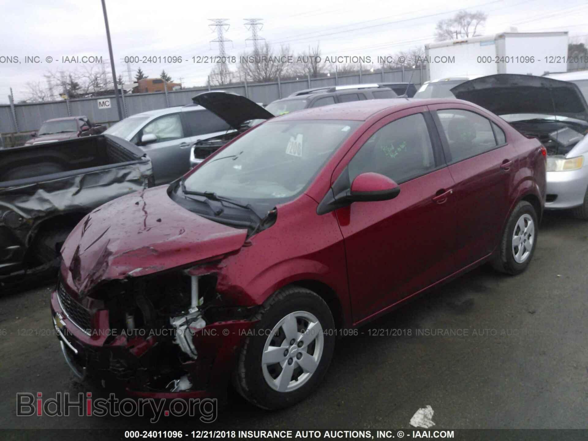 2014 CHEVROLET SONIC - VIN: 1G1JA5SH0E4214593 - Фото 2