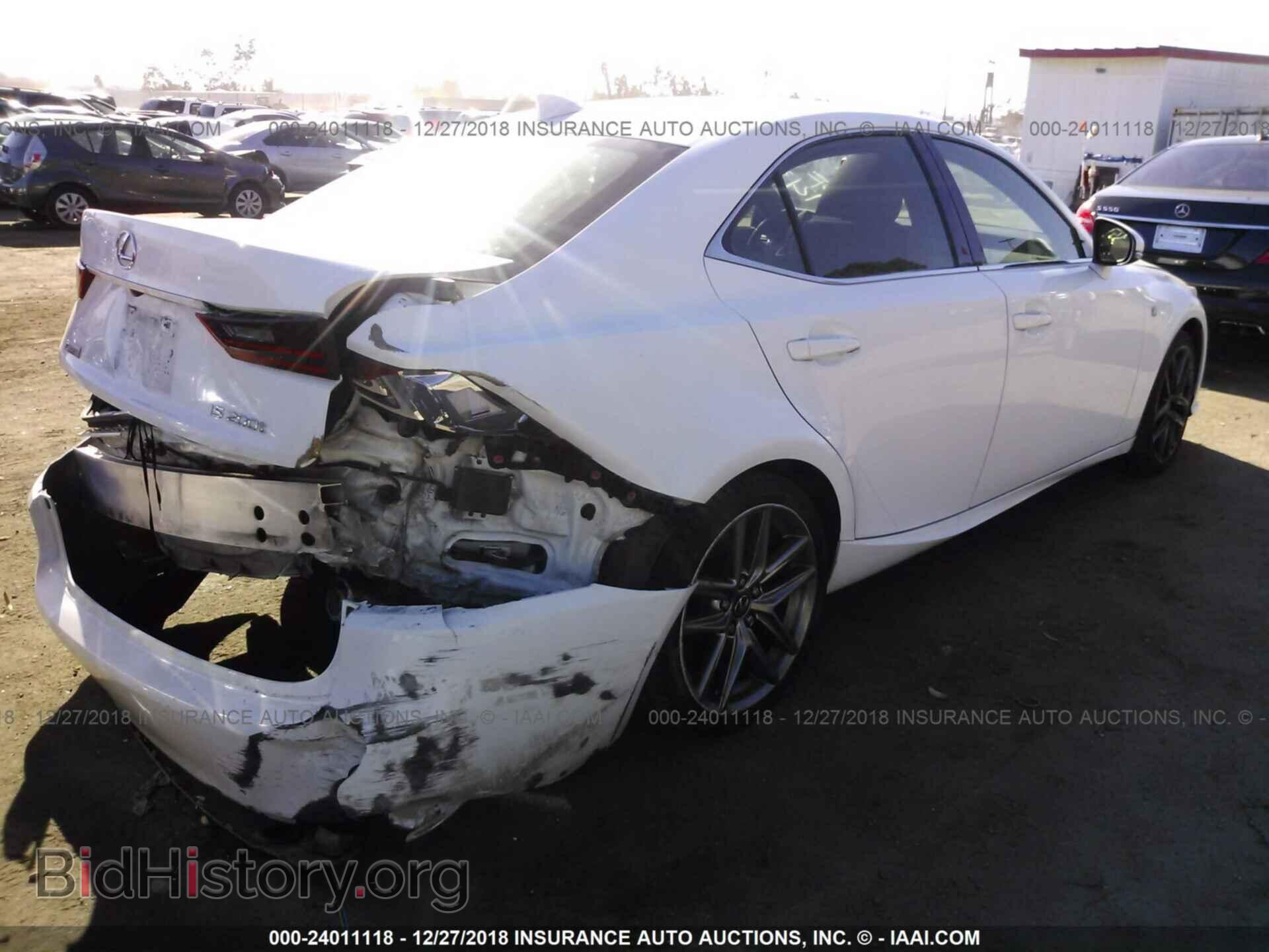 2016 LEXUS IS - VIN: JTHBA1D23G5036302 - Фото 4