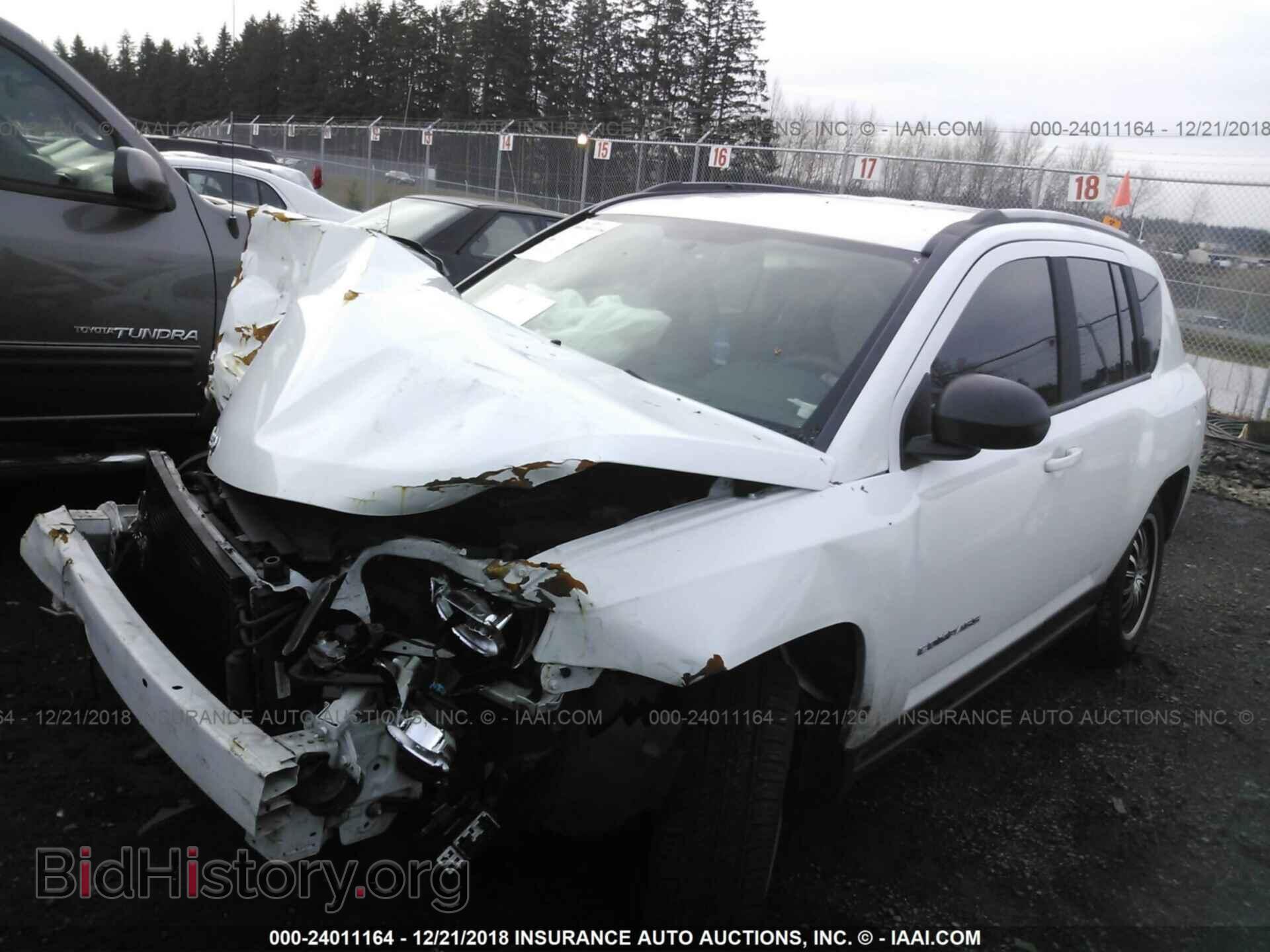2015 JEEP COMPASS - VIN: 1C4NJCBB2FD377269 - Фото 2