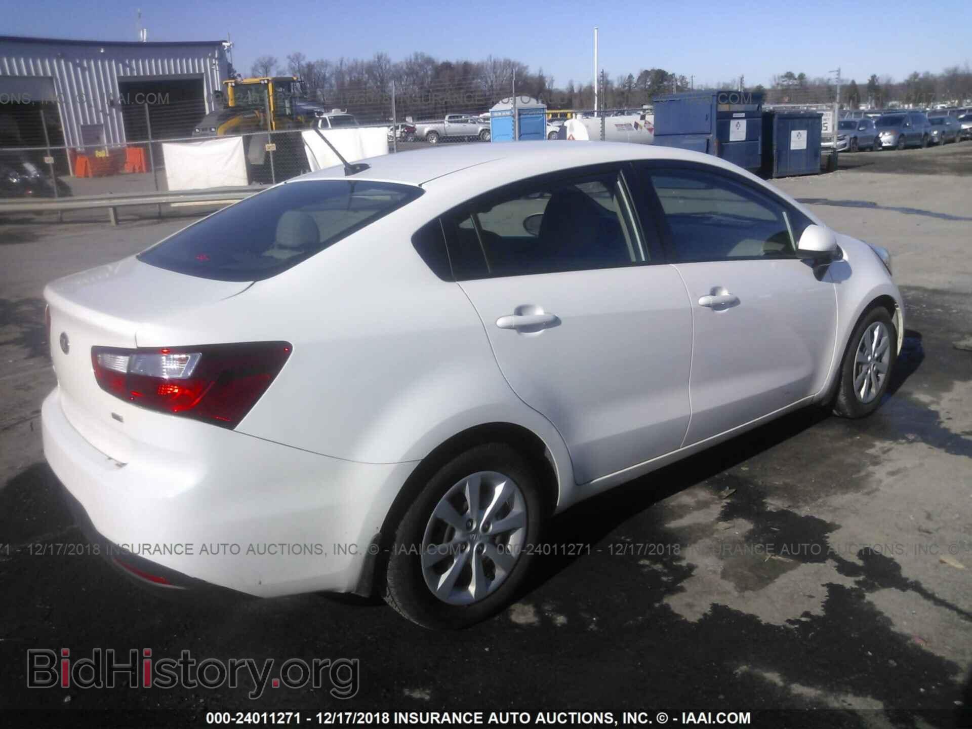 2014 KIA RIO - VIN: KNADM4A33E6372312 - Фото 4