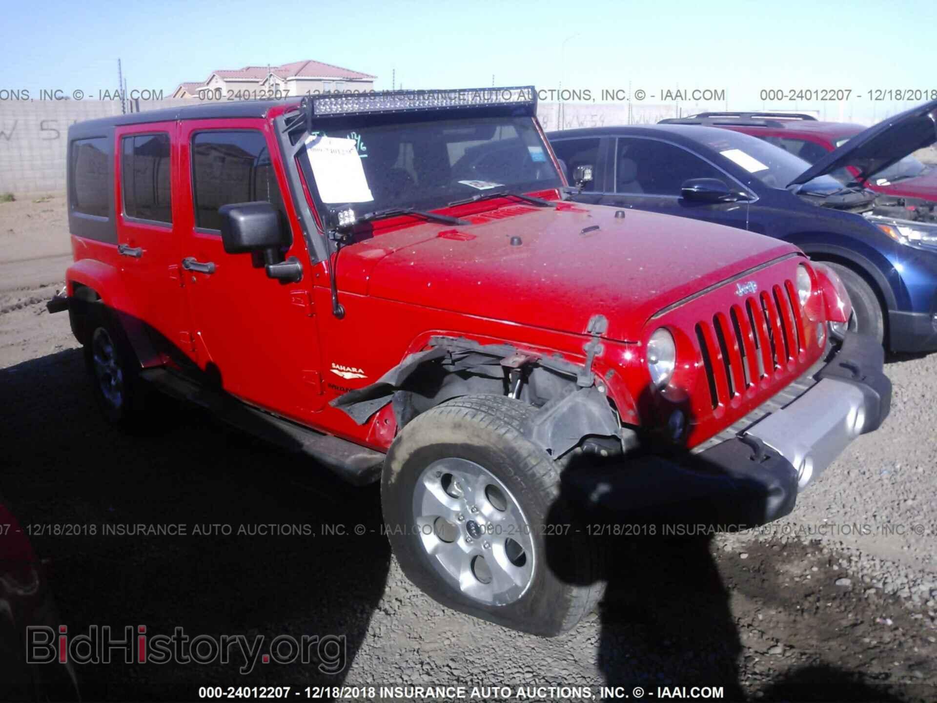 Photo 1C4BJWEG9EL110954 - JEEP WRANGLER UNLIMITE 2014