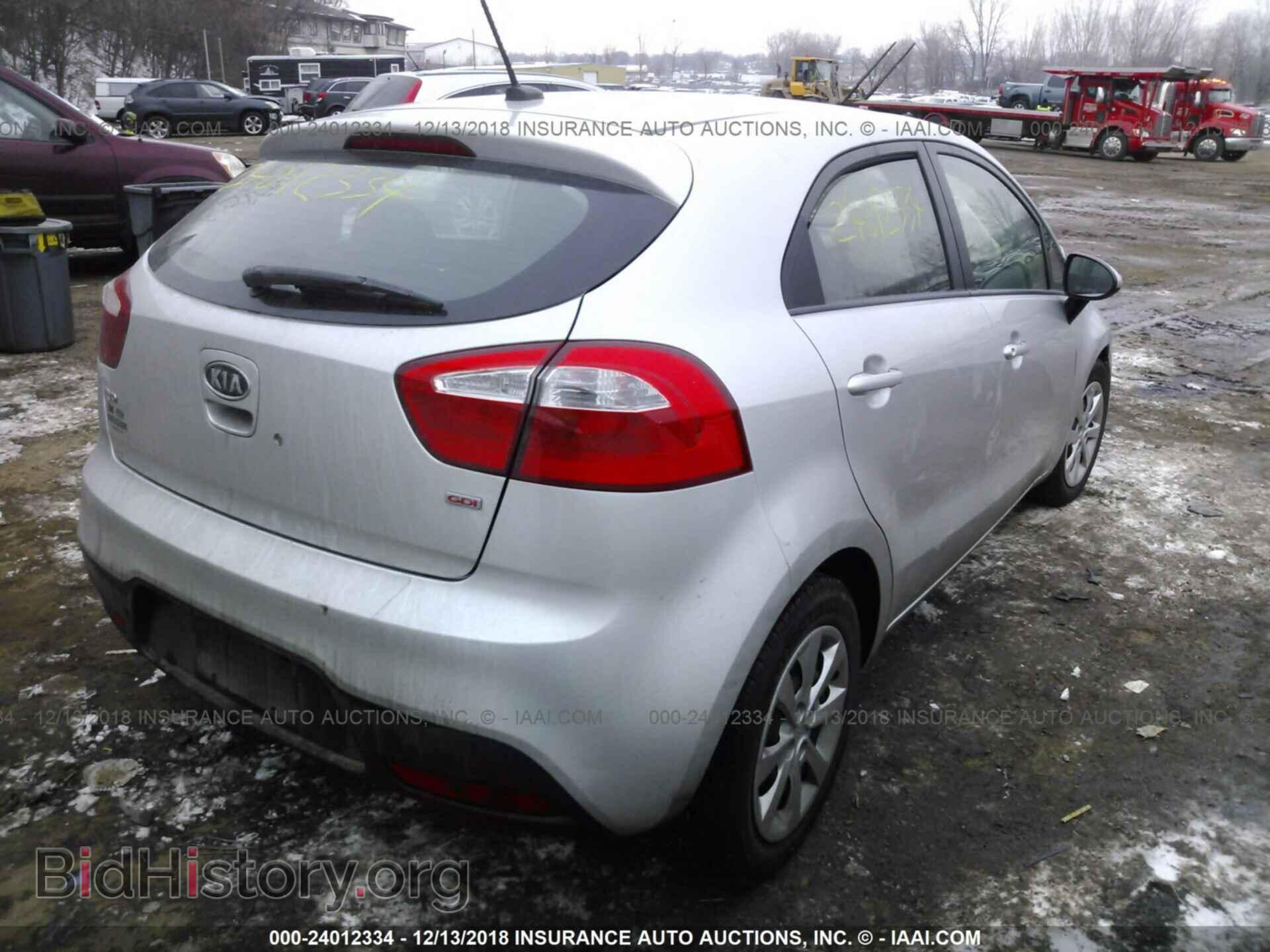 2012 KIA RIO - VIN: KNADM5A30C6093256 - Фото 4