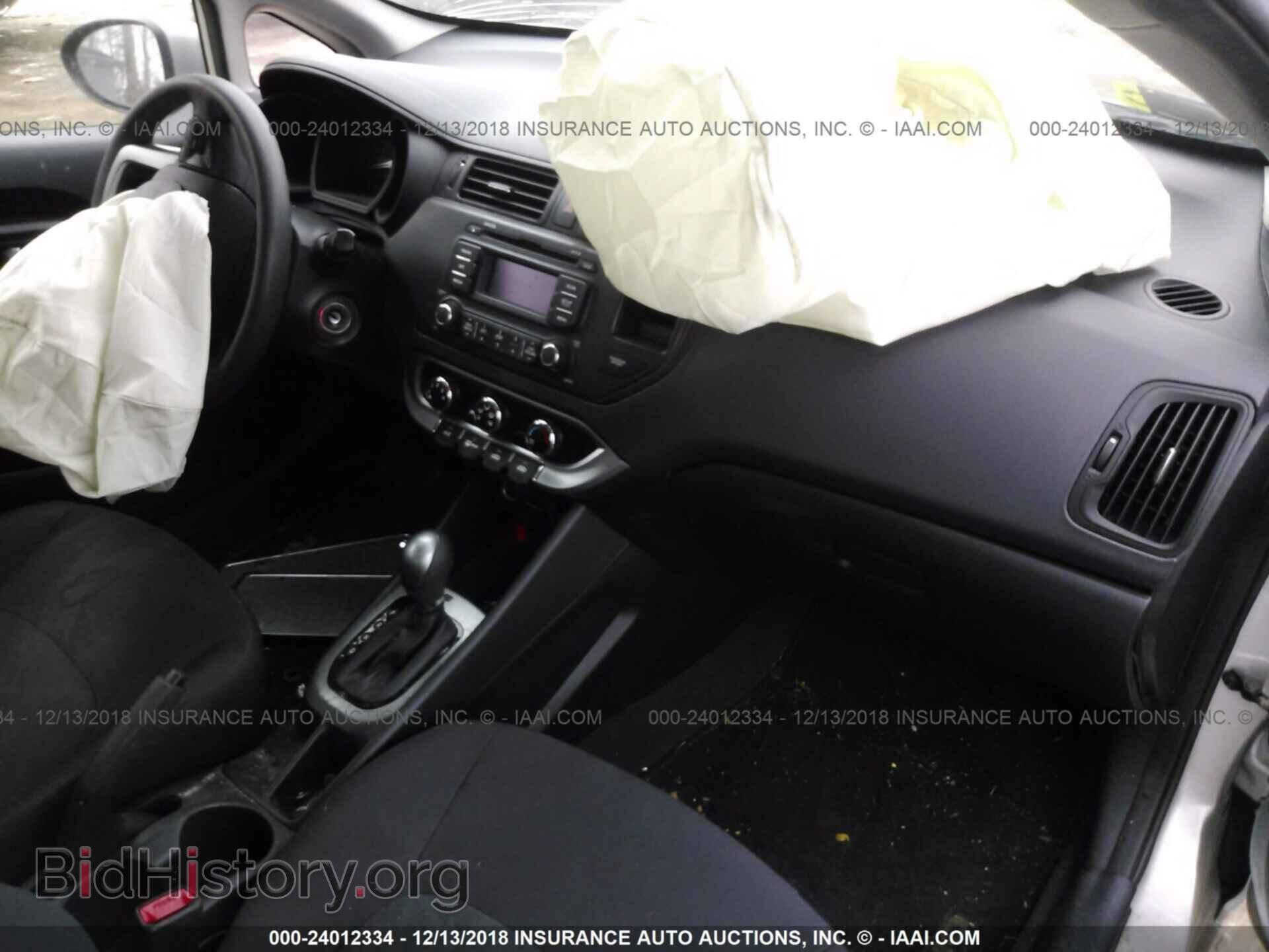 2012 KIA RIO - VIN: KNADM5A30C6093256 - Фото 5