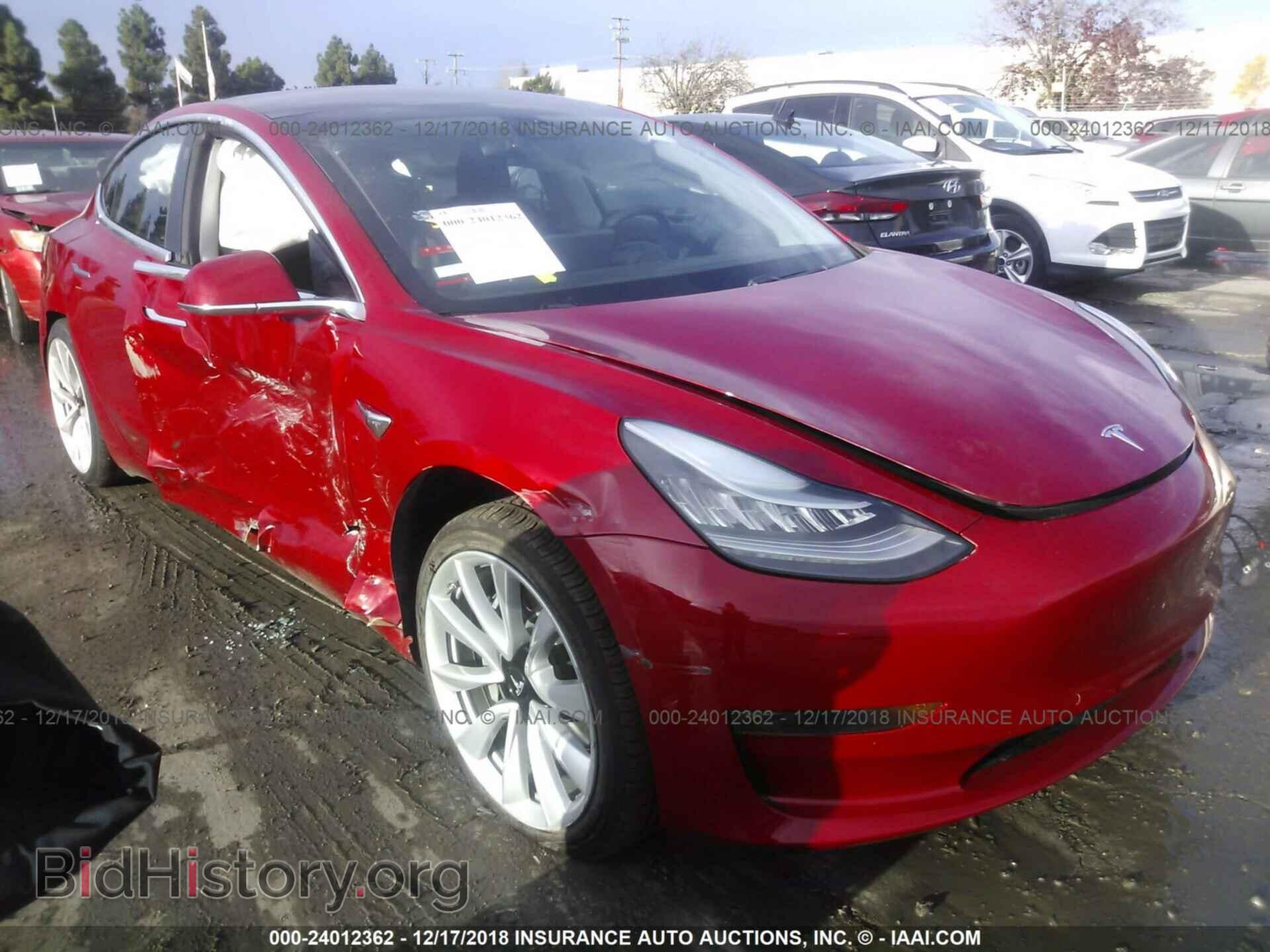 Photo 5YJ3E1EA5JF061627 - TESLA MODEL 3 2018