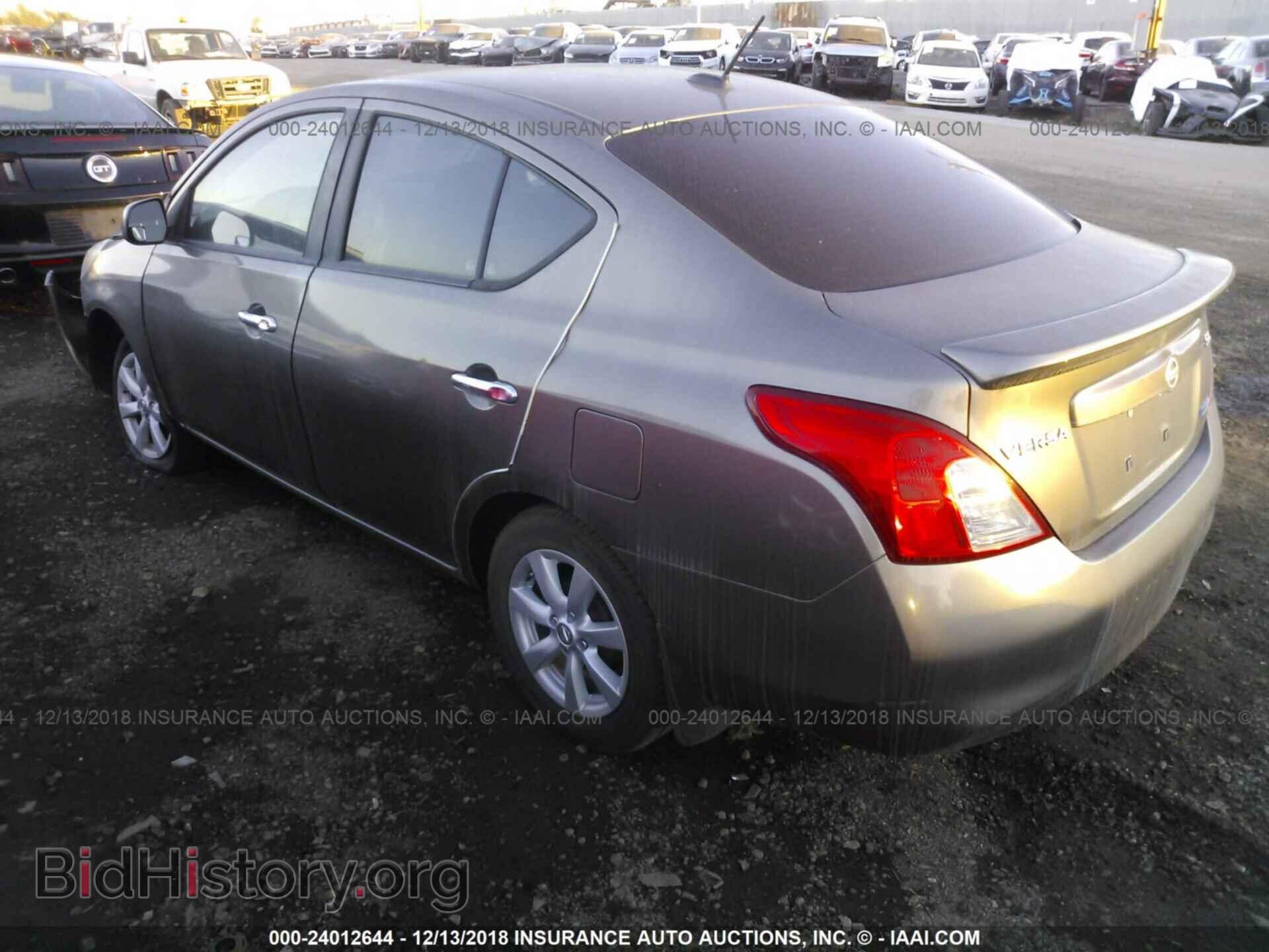 2012 Nissan Versa - VIN: 3N1CN7APXCL836427 - Фото 3