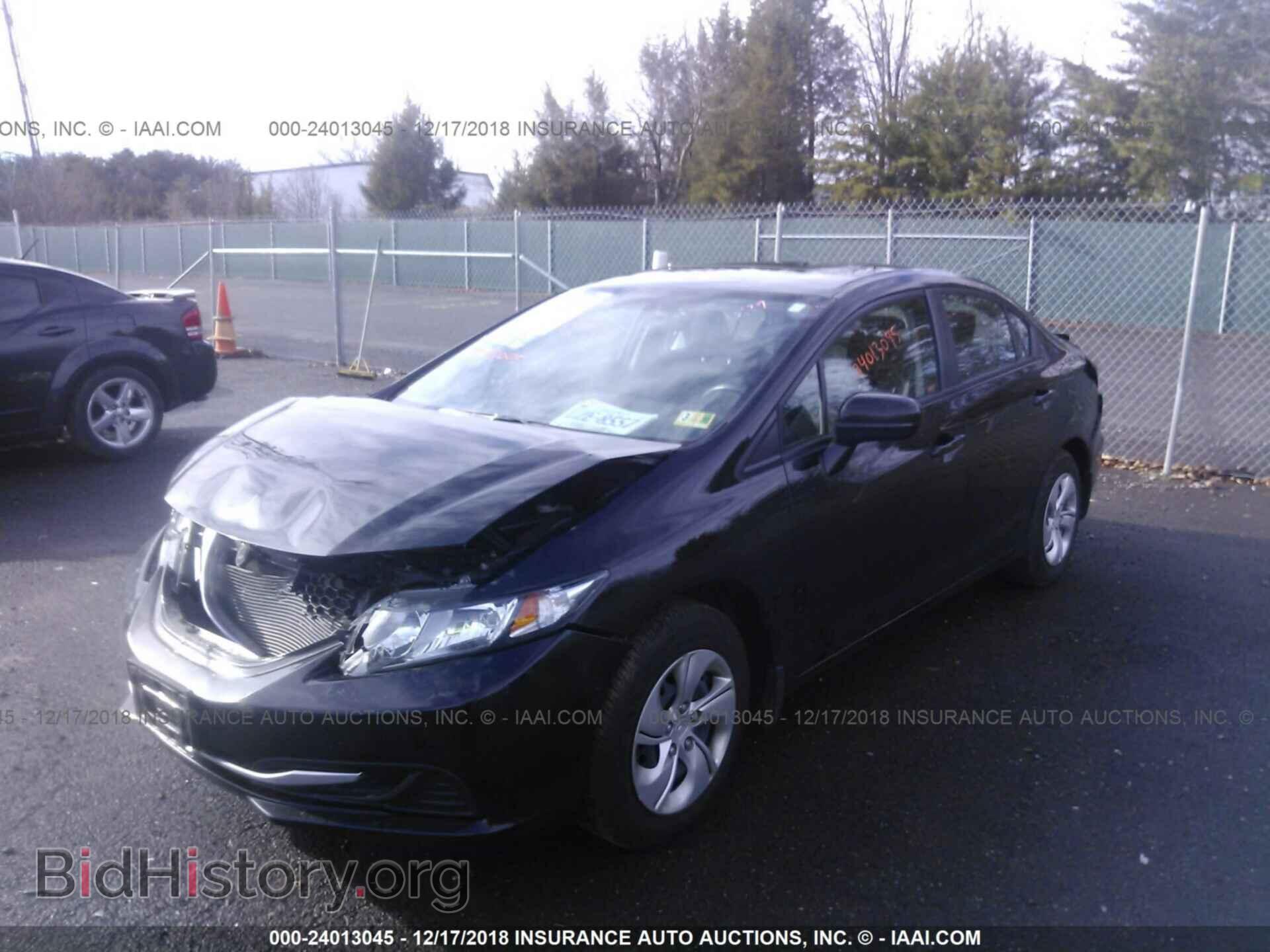 2014 HONDA CIVIC - VIN: 2HGFB2F57EH511048 - Фото 2
