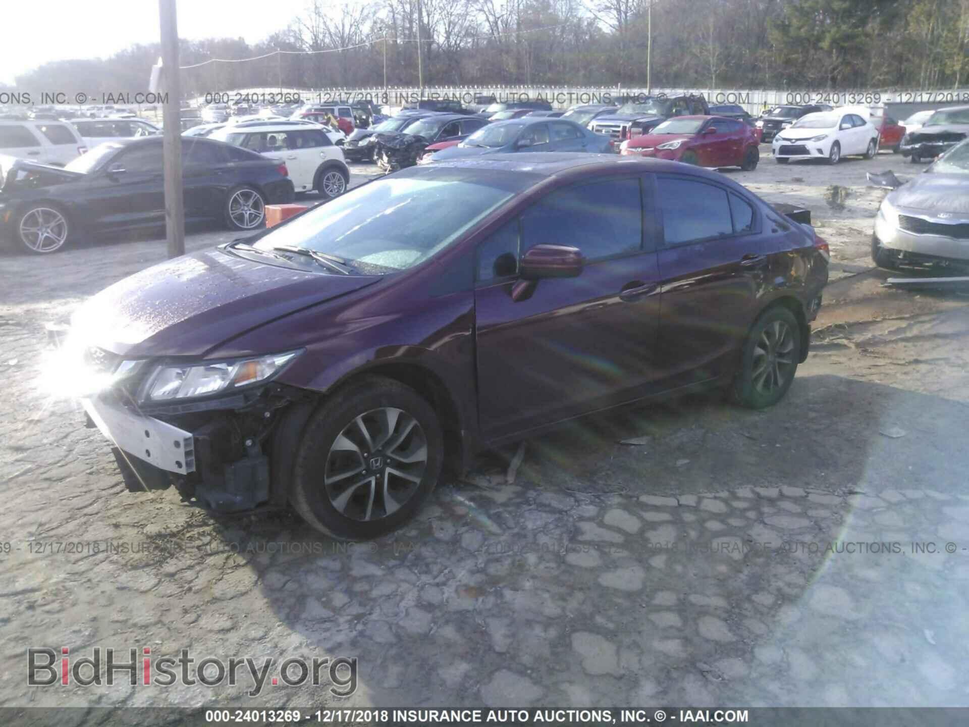 2014 HONDA CIVIC - VIN: 2HGFB2F84EH553607 - Фото 2