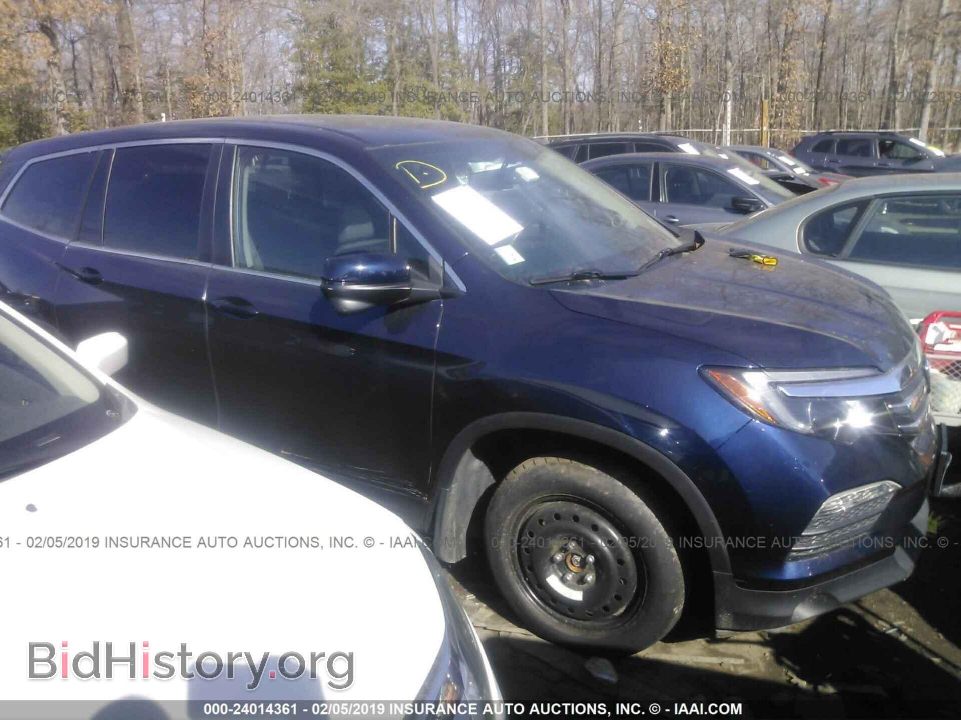 Фотография 5FNYF6H84GB032590 - HONDA PILOT 2016