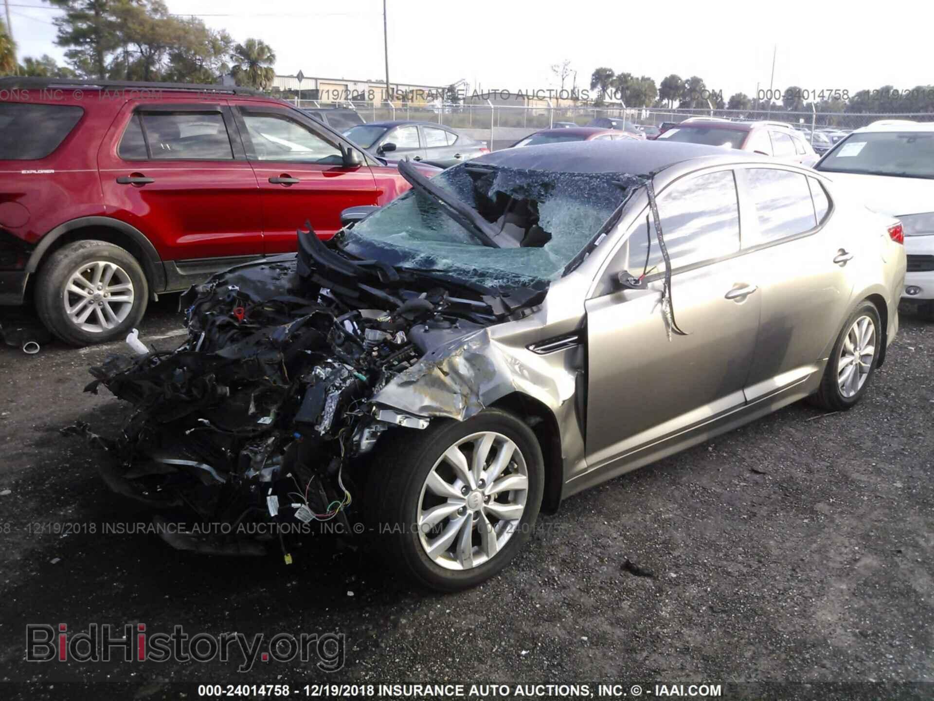 2015 KIA OPTIMA - VIN: 5XXGN4A72FG455815 - Фото 2
