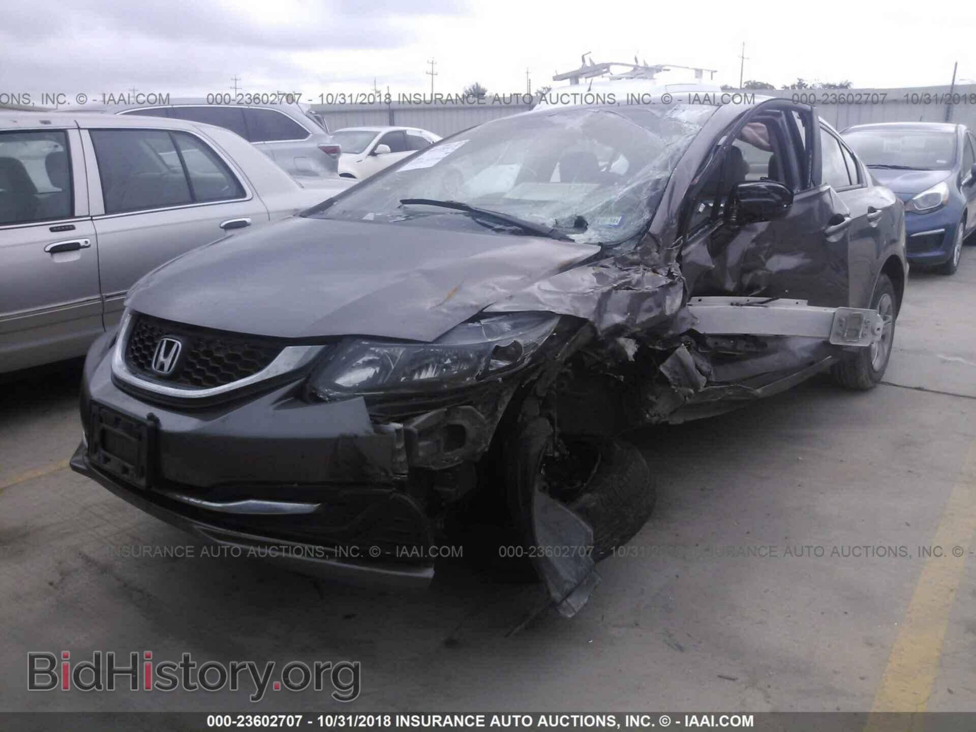 2014 HONDA CIVIC - VIN: 19XFB2F52EE034247 - Фото 2