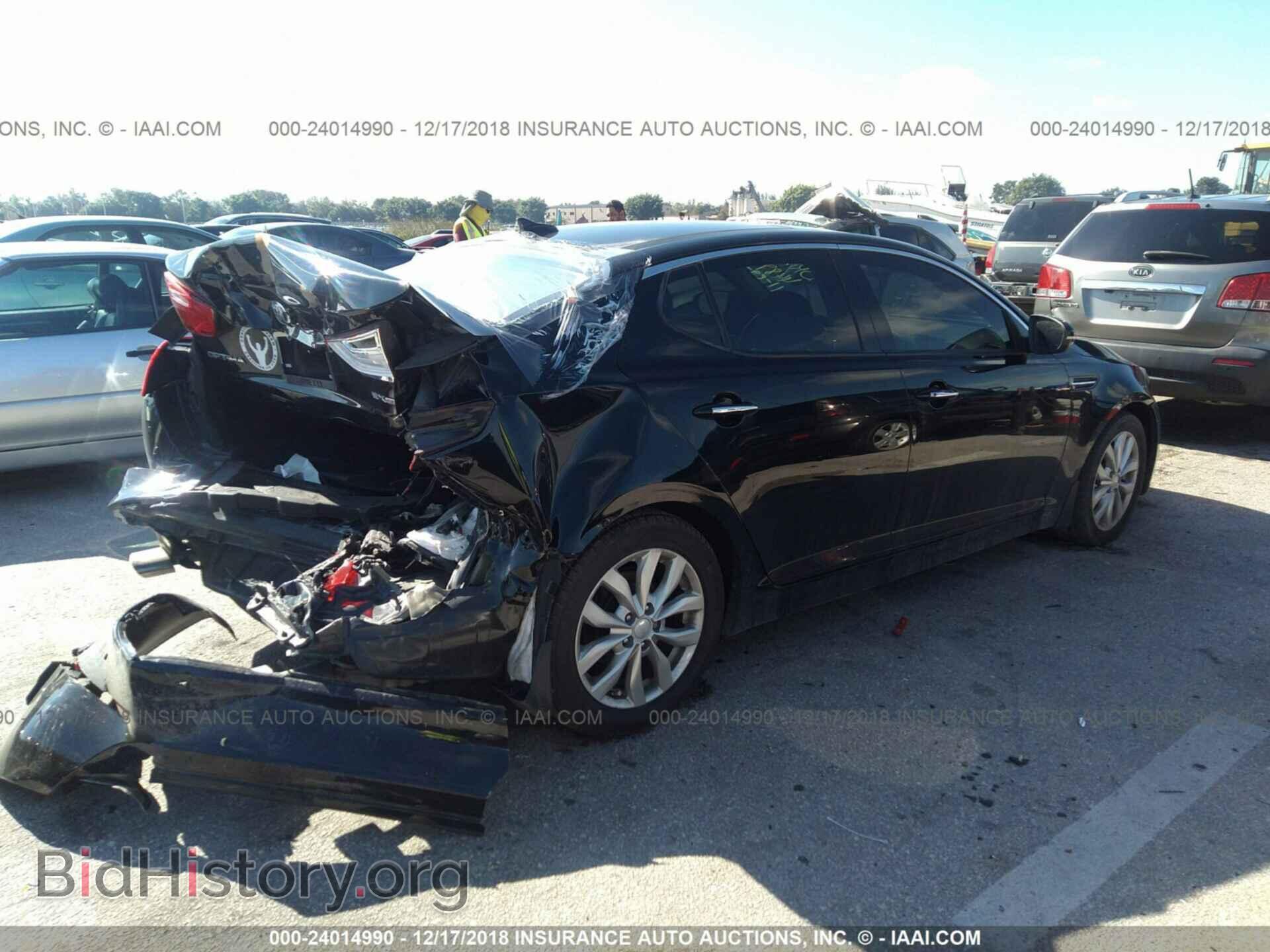 2015 KIA OPTIMA - VIN: 5XXGN4A73FG354489 - Photo 4