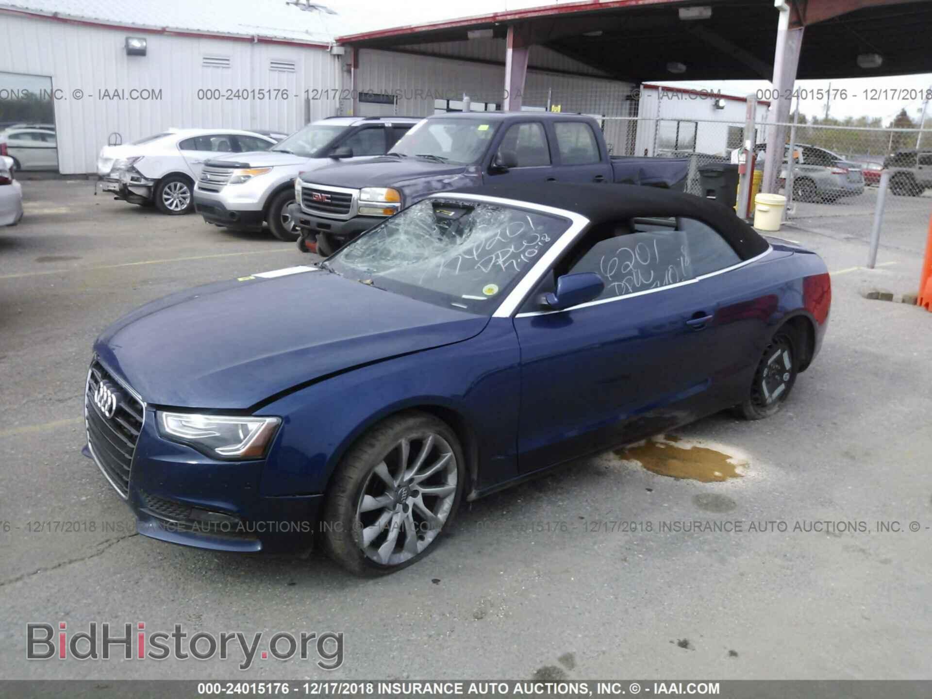 2013 AUDI A5 - VIN: WAULFAFH7DN012635 - Photo 2