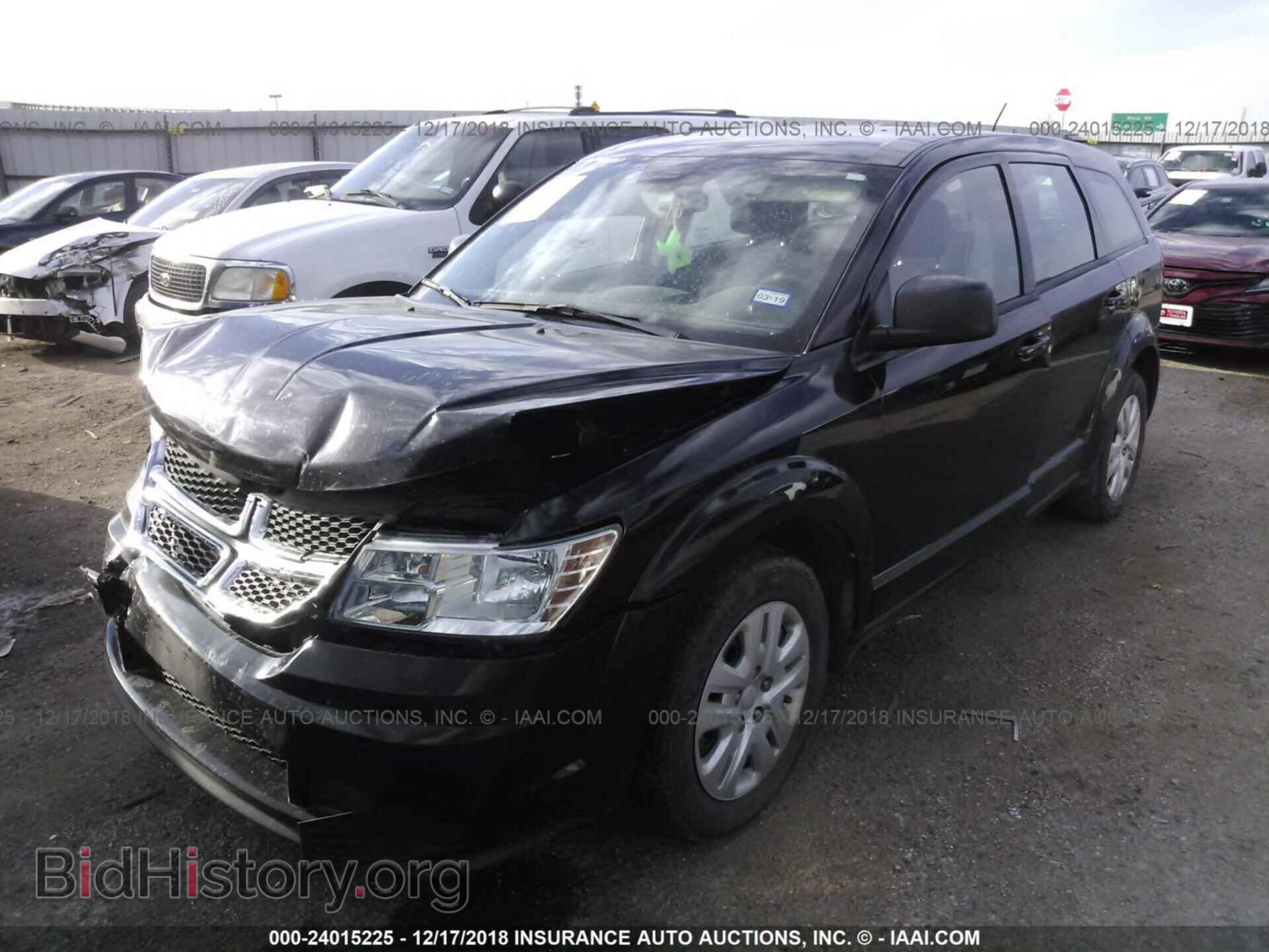 2014 DODGE JOURNEY - VIN: 3C4PDCAB7ET287464 - Фото 2