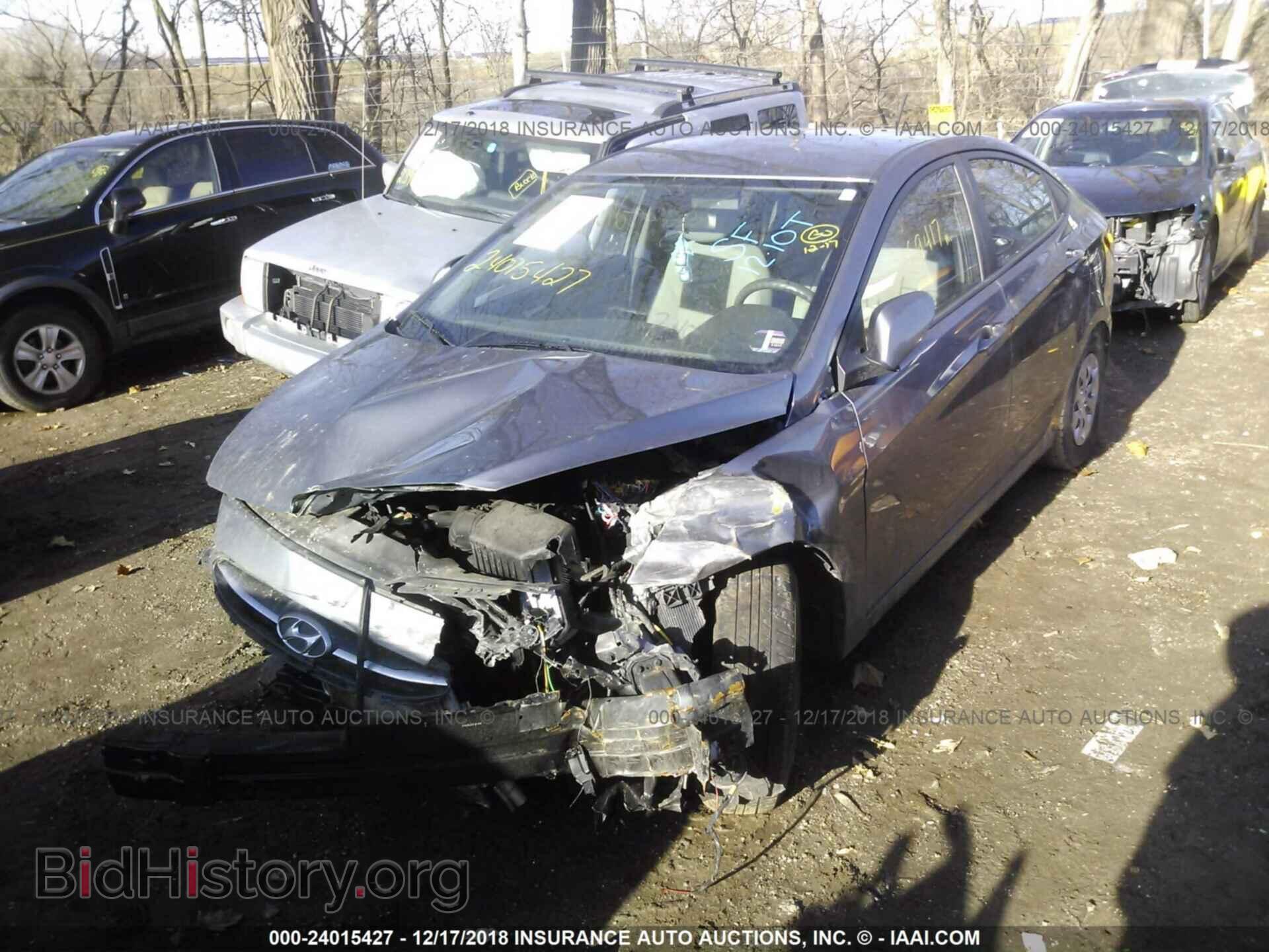 2015 HYUNDAI ACCENT - VIN: KMHCT4AE3FU843502 - Фото 2