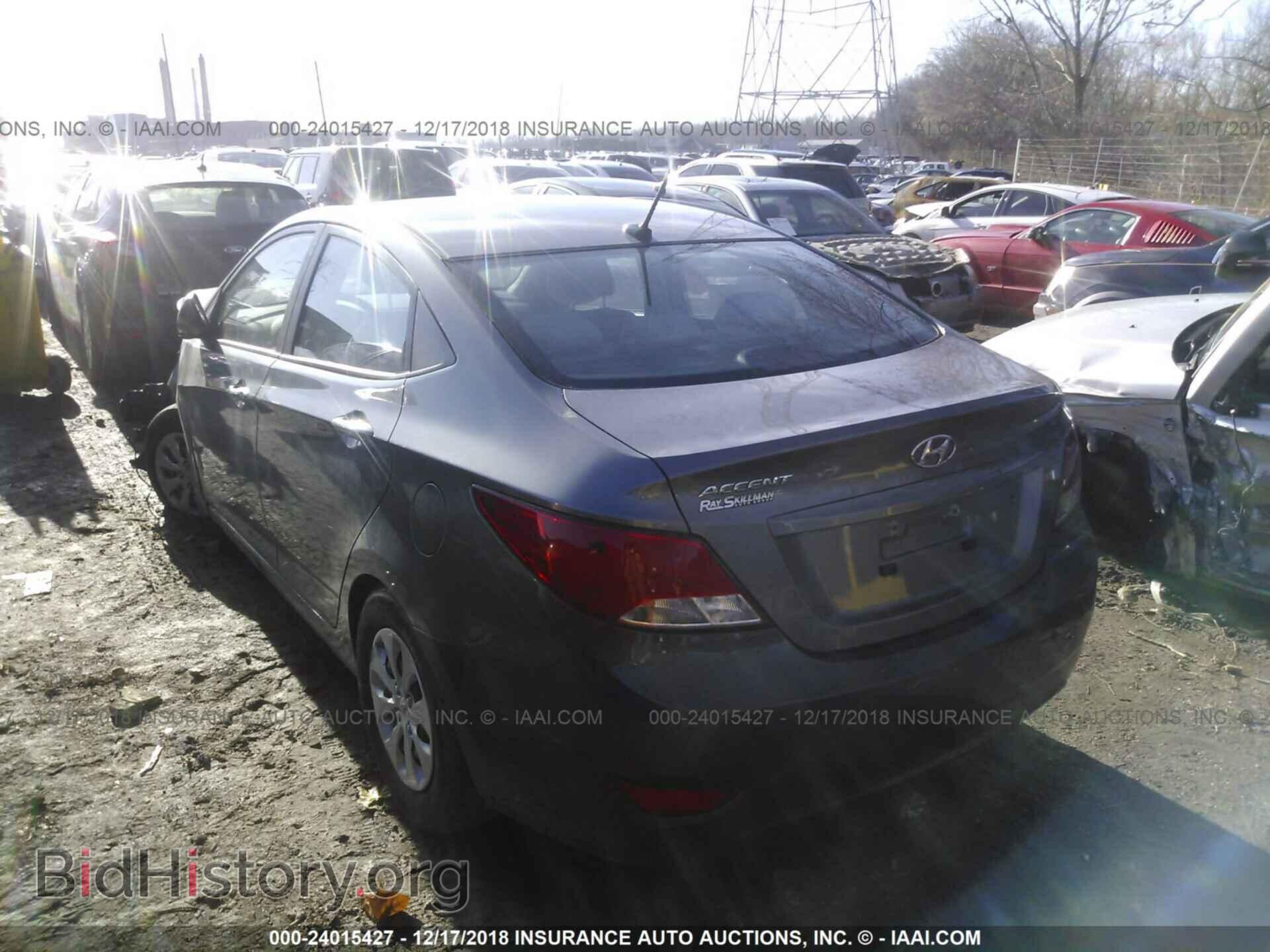 2015 HYUNDAI ACCENT - VIN: KMHCT4AE3FU843502 - Фото 3